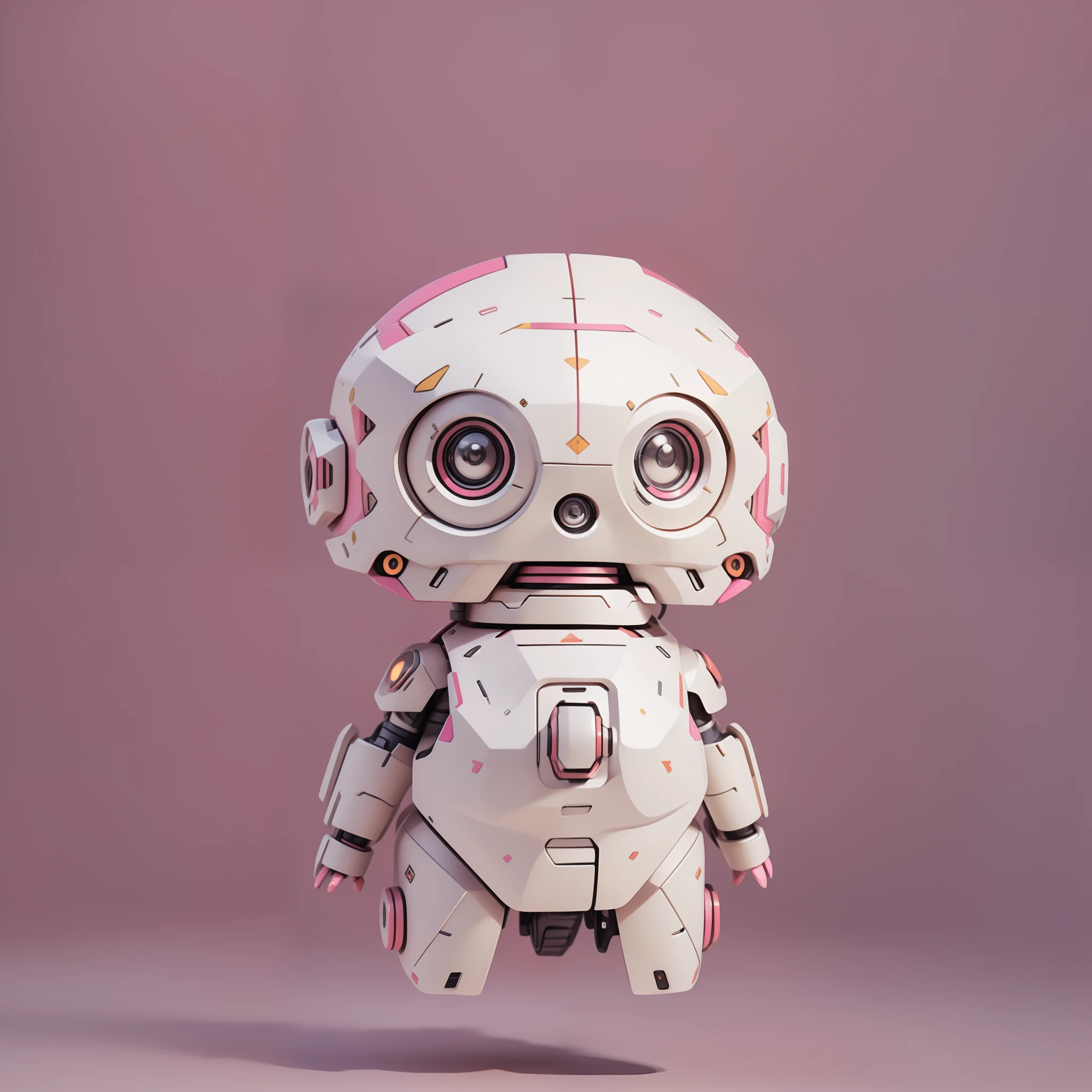Wearing pink cyborg armor, high detailed armor, high resolution, red lasser eye, more armor, cyborg, unreal engine 5, unity 5