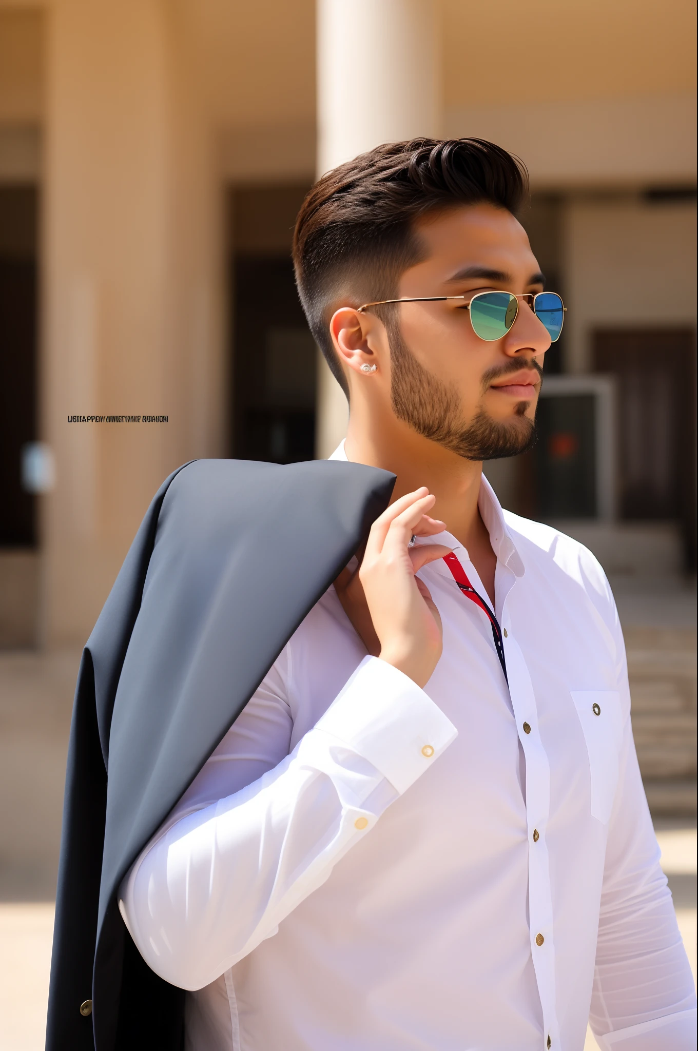 profile photography, Use the real face, sunglasses