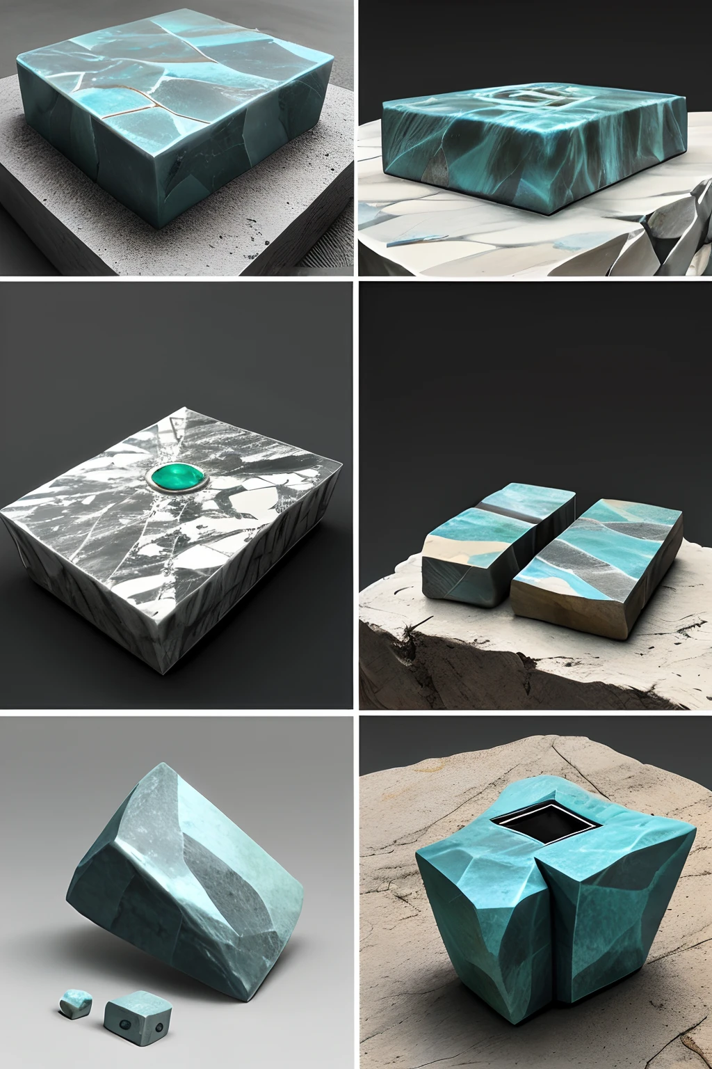 The idea and design of artificial stone accessories