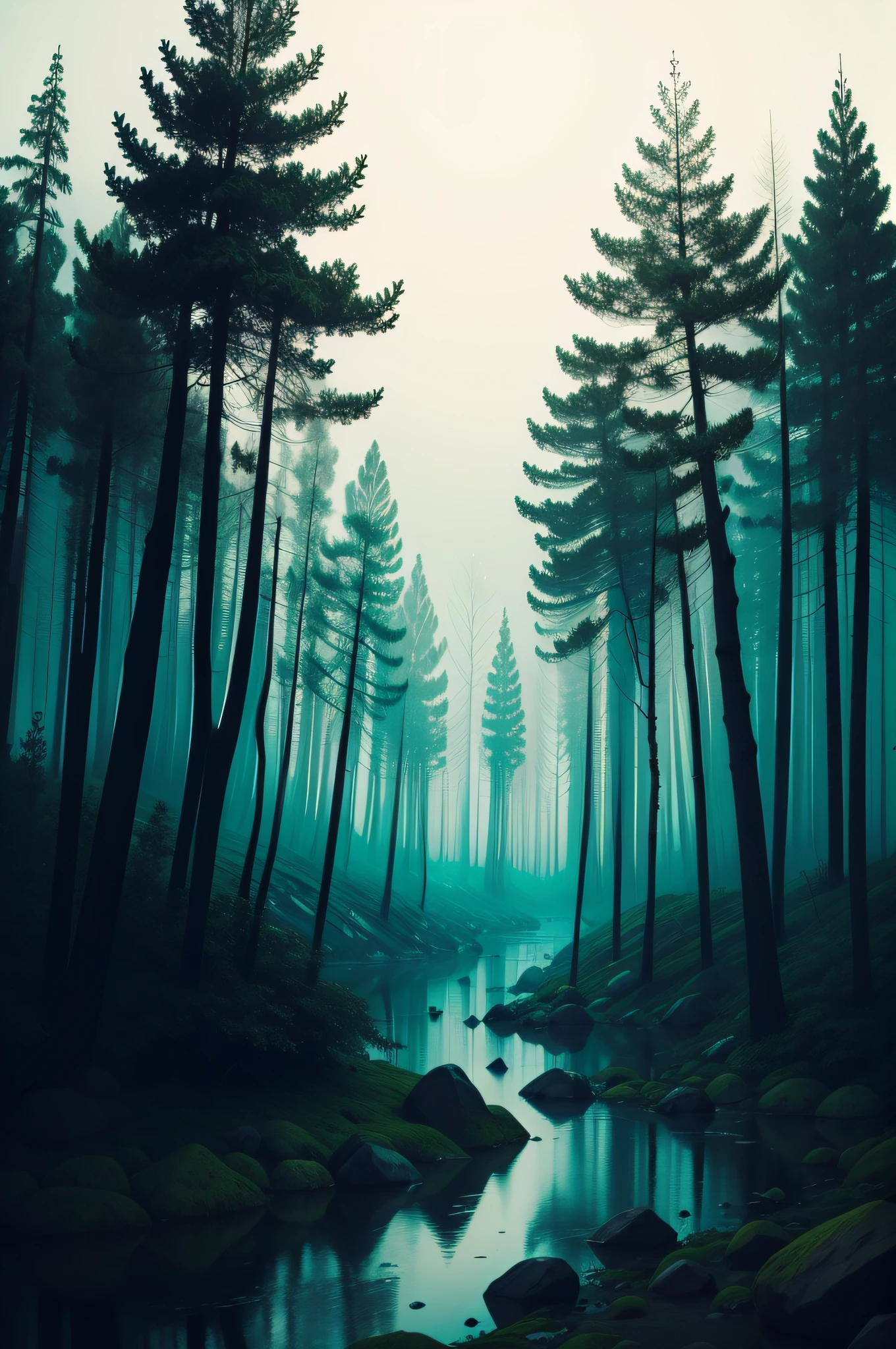 gloomy forest