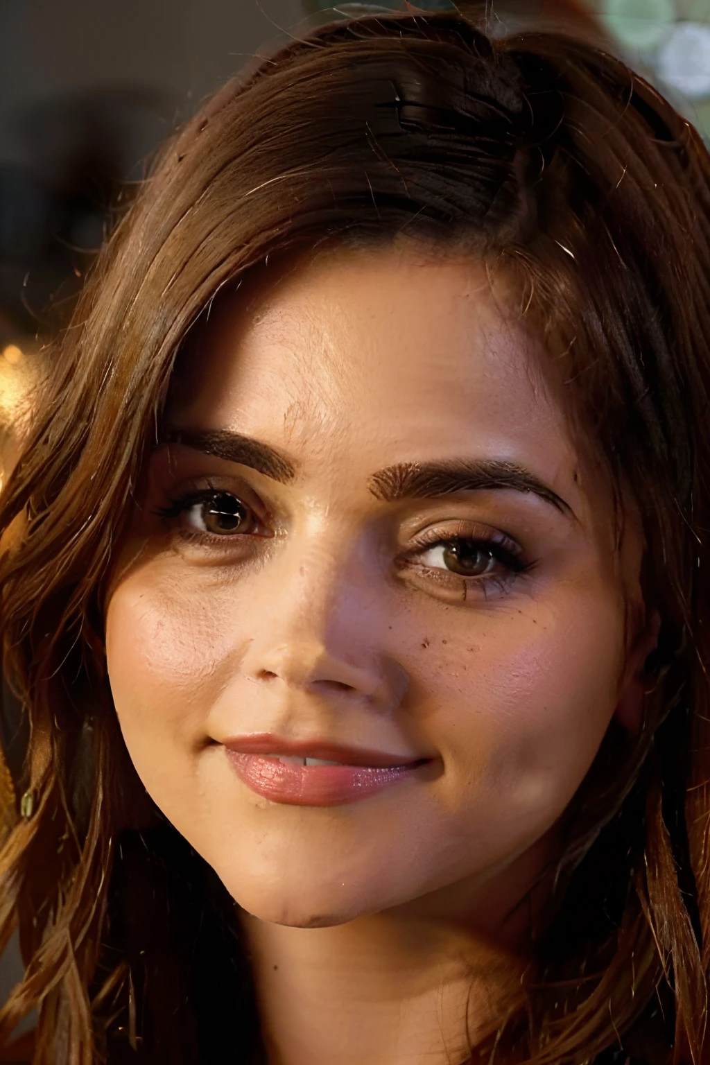 ((jenna coleman)),((jenna_coleman)),1girl , double penetration, 2Meninos, multiple penises, , (1 italiana vestindo um uniforme policial feminino:1.4), (algemas:1.2), Gargantilha, best quality, ultra high-resolution, cabelo azul marinho, Camadas cortadas, seios grandes, corpo atletico cum em seios, como em , cum na bunda, (cum no cabelo:1.2), fundo simples, fundo escuro, nfsw