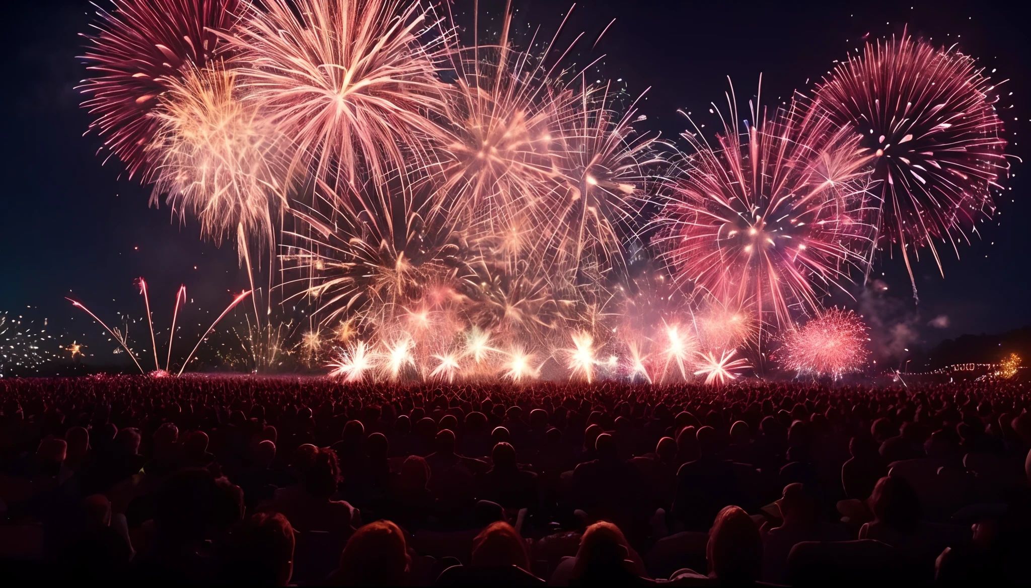 sparklers、landscapes、Summer Festivals、4K、top-quality、masterpiece、Fireworks Festival、tradition、natta、Scenic、