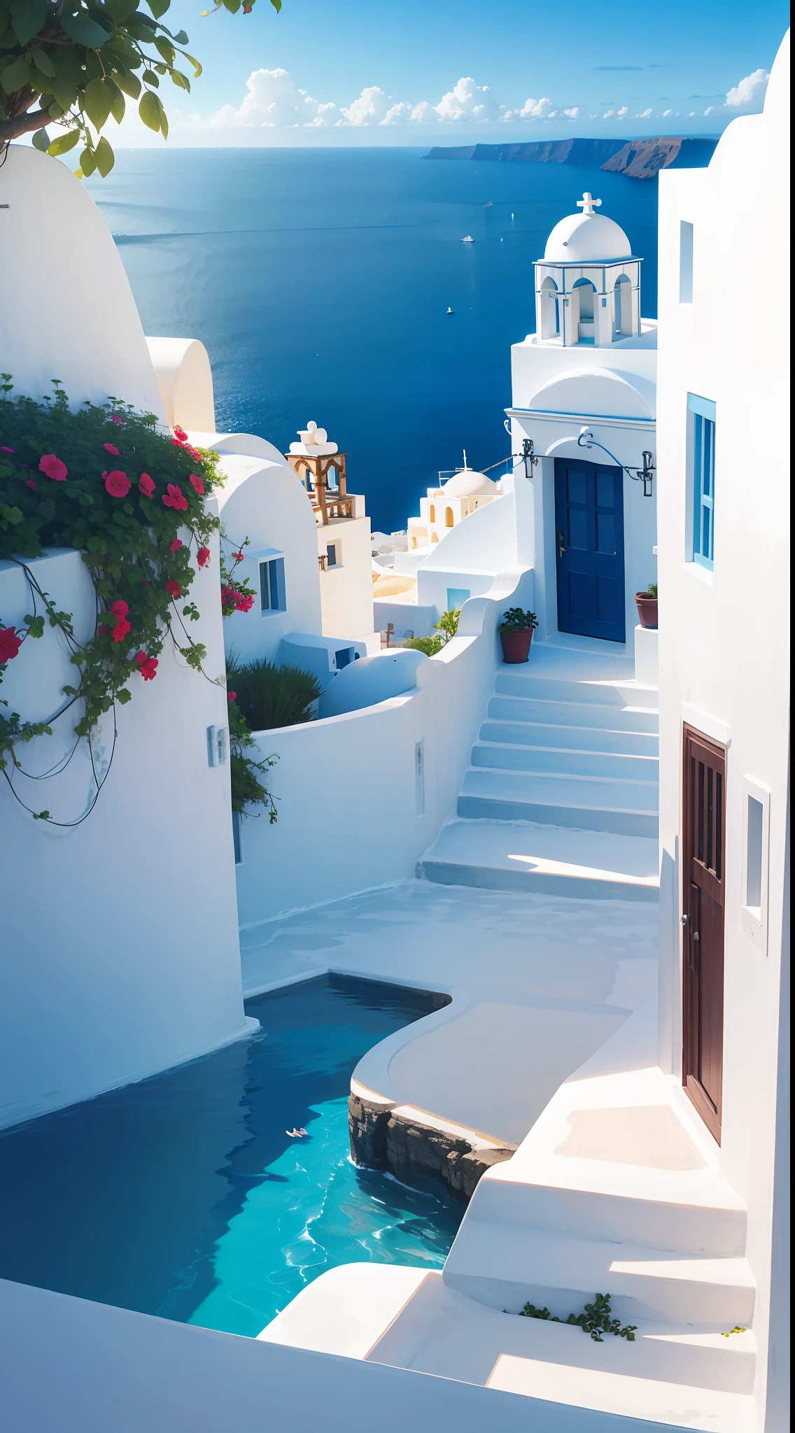 Santorini、Beautiful sea