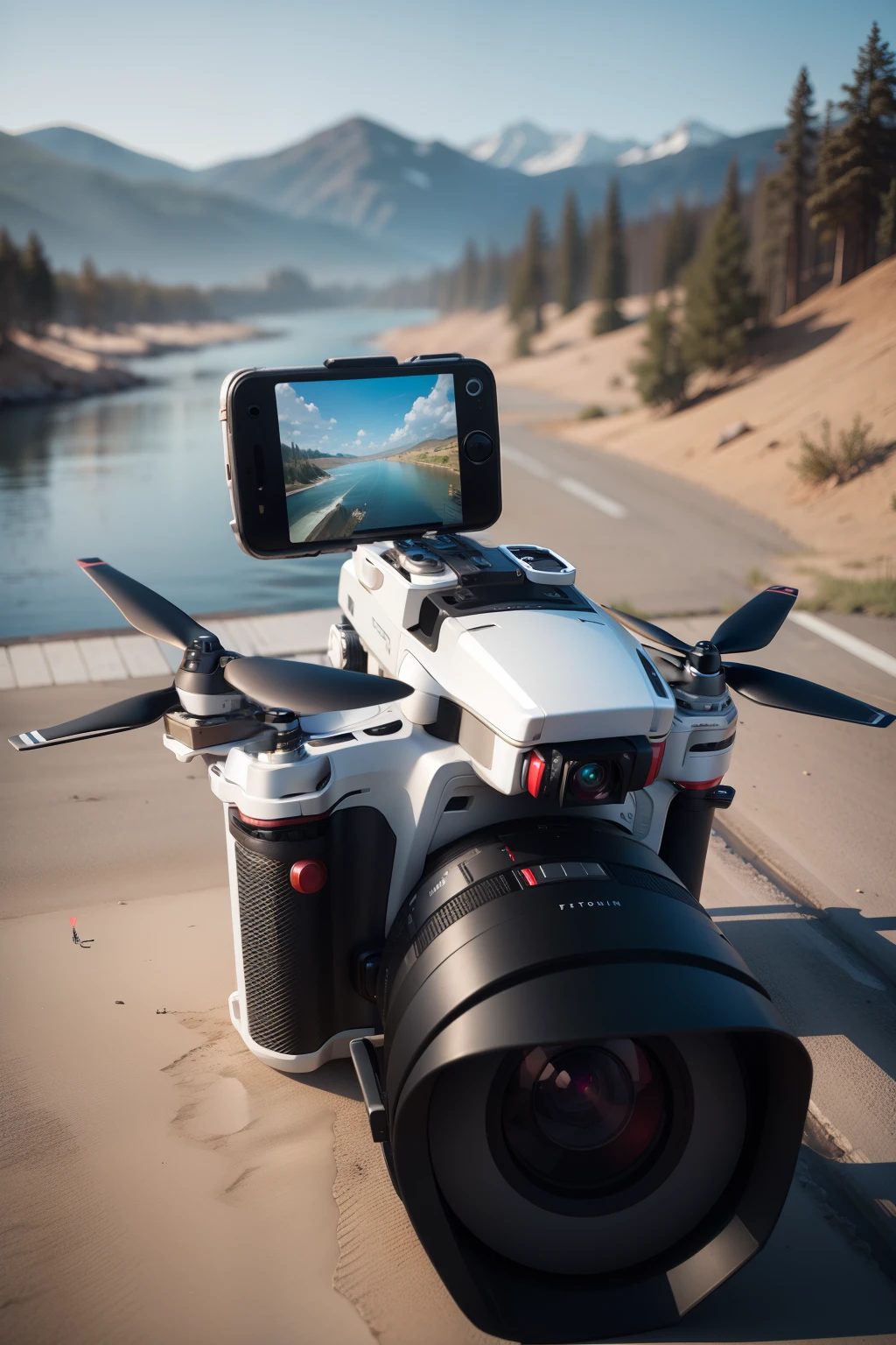 Take a photo of a drone