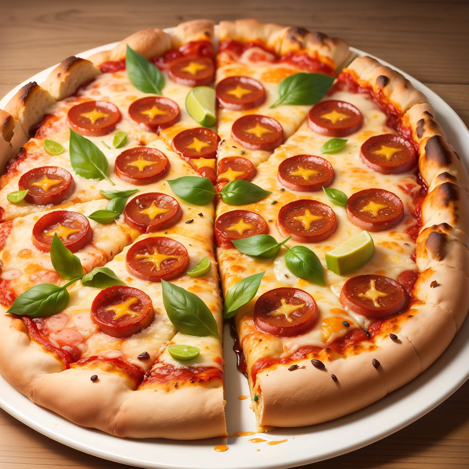 pizza It looks delicious top-quality masterpiece Juicy delicious