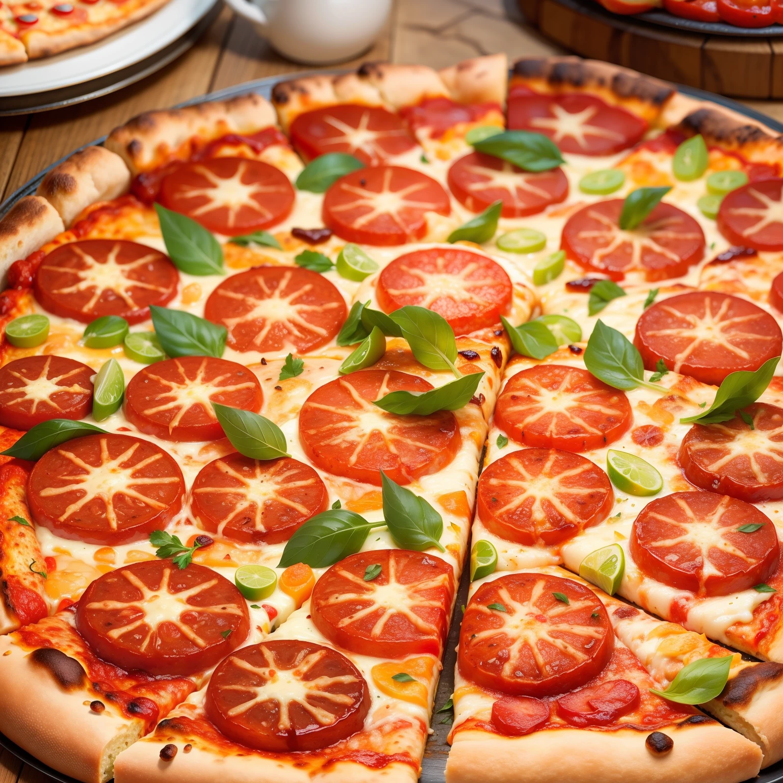 pizza It looks delicious top-quality masterpiece Juicy delicious