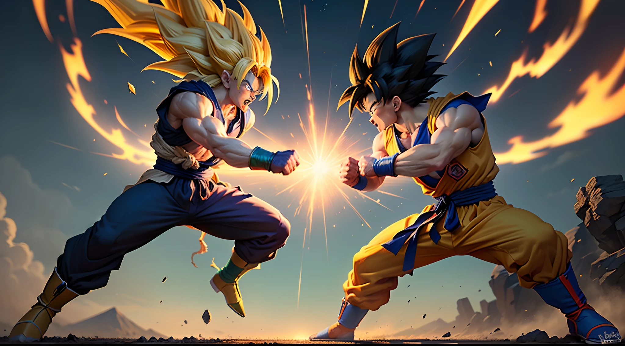 Dragon ball 
Goku fight