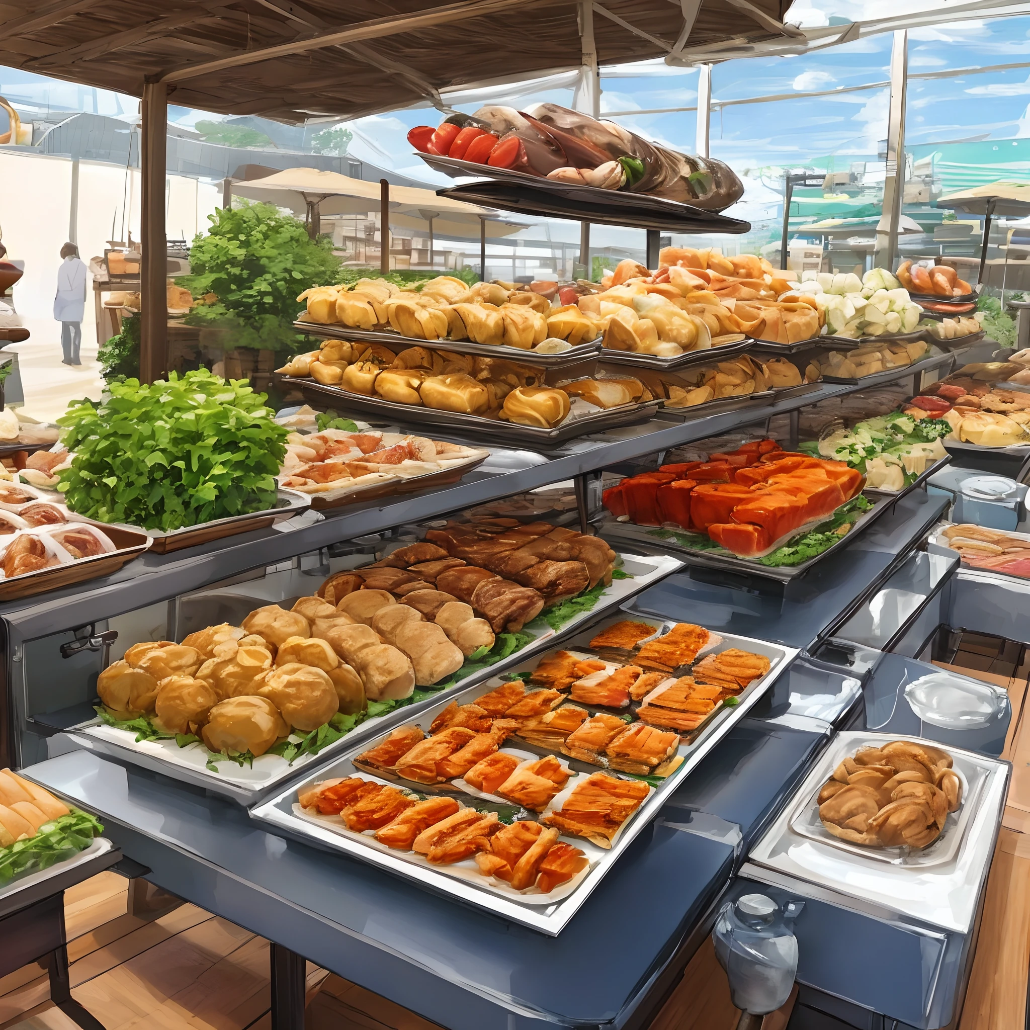 Criar a imagem de um barbeiro do futuro