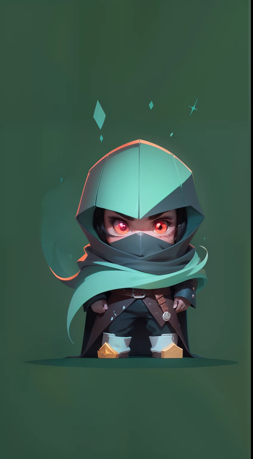 dark fantasy character, children's illustration, minimalistic, cartoon style, colorful, clean white background