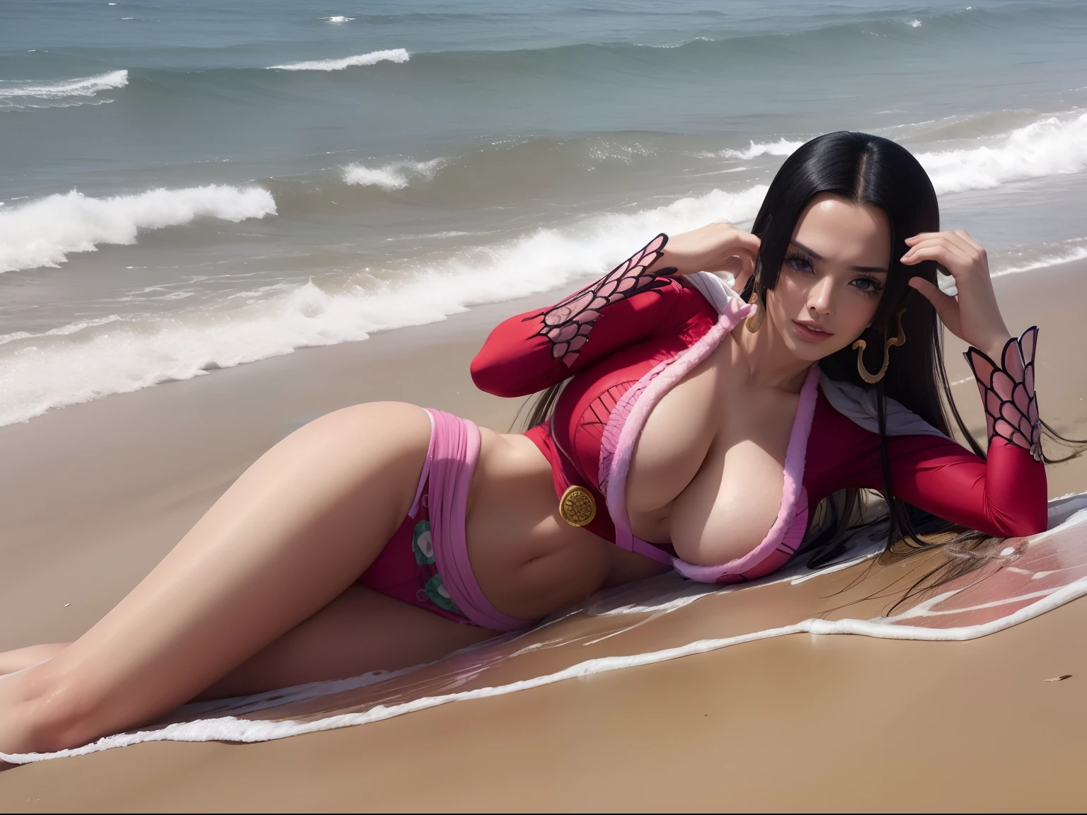 Foto,(((buen hancock))),de una sola pieza,Sensual,Pecho grande,
cuerpo perfecto, pose caliente, Chica ,sexy big breast hot tits ,en la playa ,Como estilo de renderizado de motor irreal, esthetic, Sorprendentemente hermoso momento sincero, full body vintage aesthetic, cuerpo completo,35mm film feel, 16k, lumen –ar 9:16 –v 5.1 –q 2 –c 6 –style raw
Big, muslos torneados usa su ropa ajustada