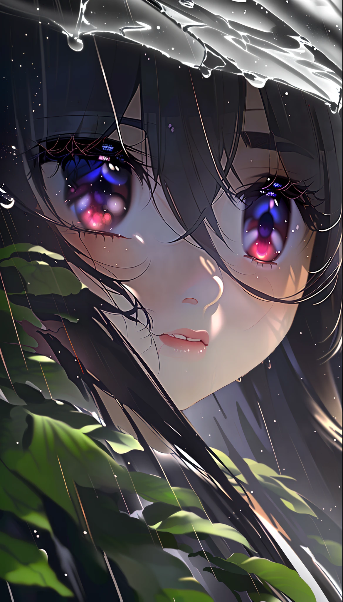 anime girl with umbrella in the rain, stunning anime face portrait, detailed digital anime art, anime style 4 k, beautiful anime portrait, detailed portrait of anime girl, beautiful anime face, digital anime art, 4k anime wallpaper, beautiful anime artwork, anime art wallpaper 4 k, anime art wallpaper 4k, detailed anime artwork, artwork in the style of guweiz