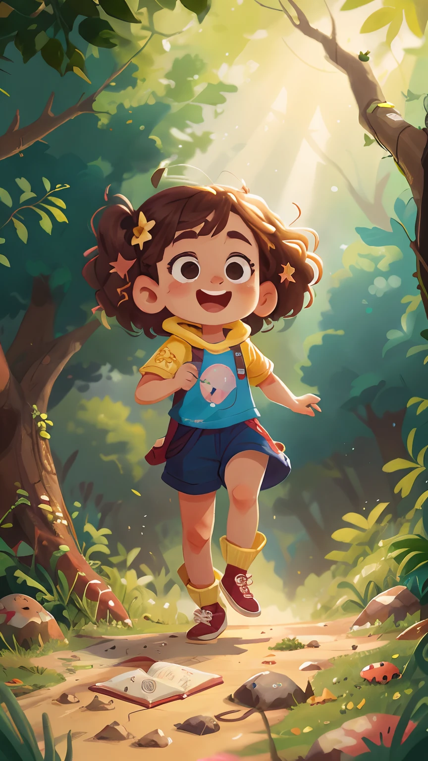 Adicione uma roupa fofa na menina. Feliz, Feliz, qualidade perfeita, Foco claro (desordem - casa: 0.8), (obra-prima: 1.2) (realista: 1.2) (Bokeh) (melhor qualidade) (pele detalhada: 1.3) (detalhes intrincados) (8k) (olhos de detalhe) (foco nítido), (Feliz)