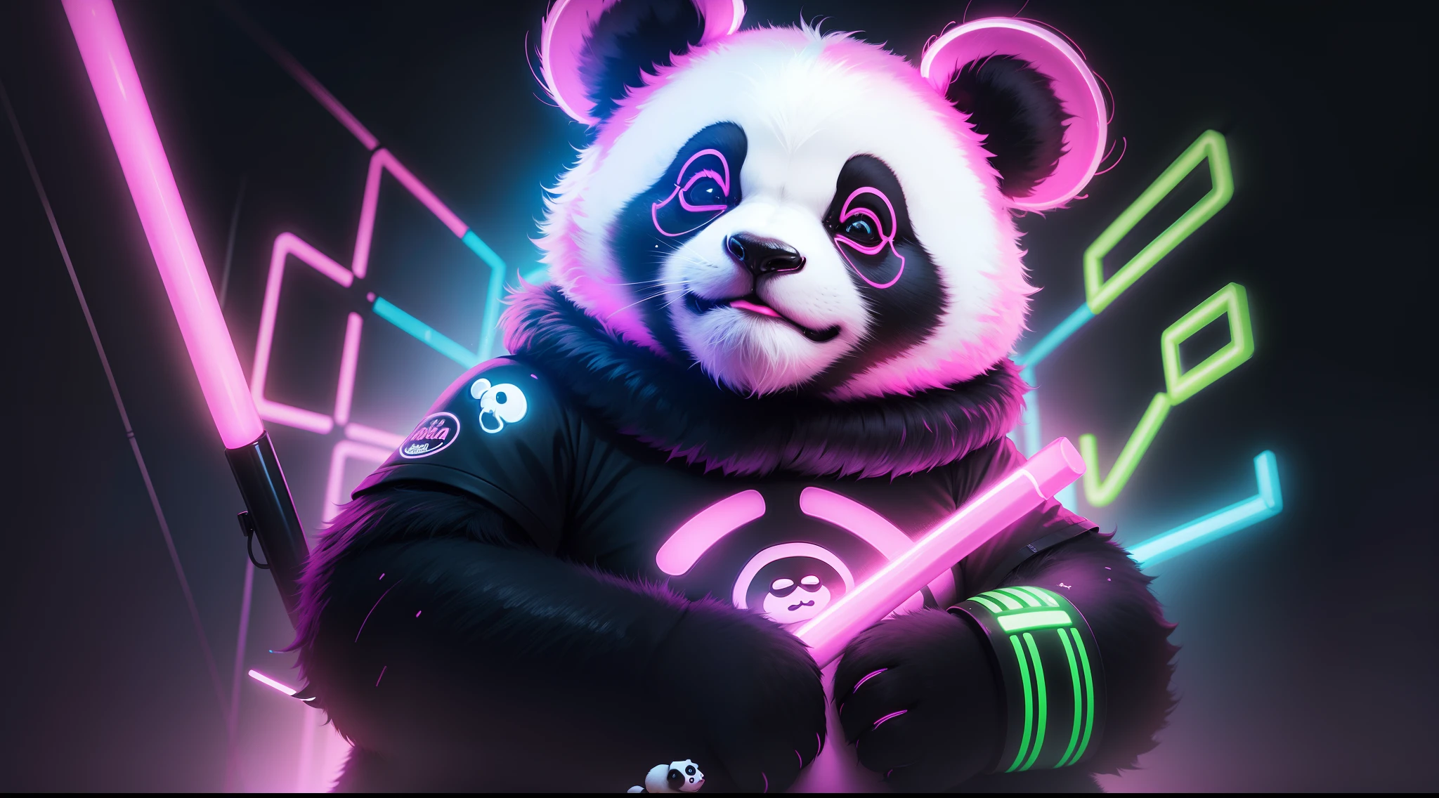 panda neon,