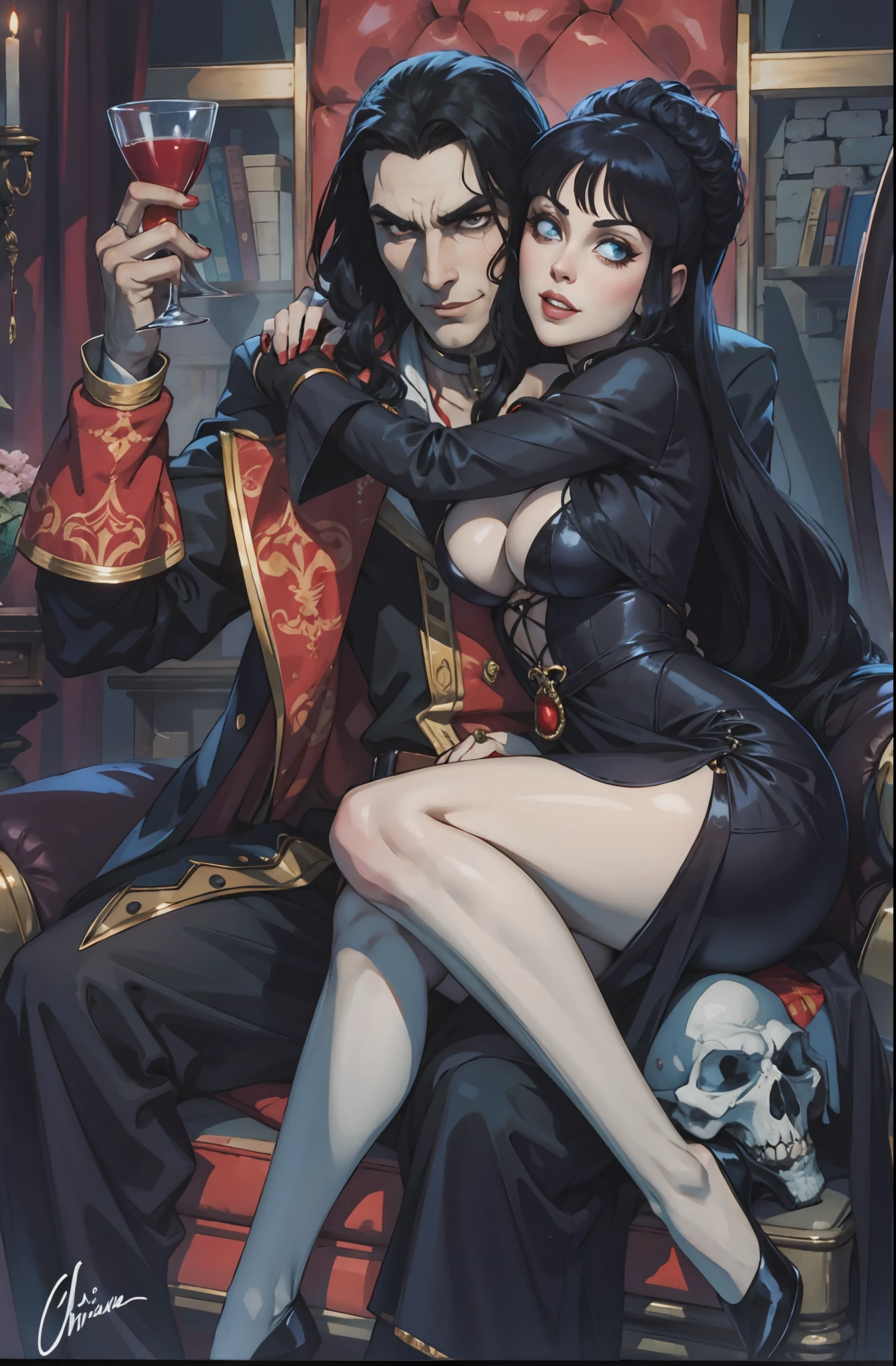 Drácula and Elvira