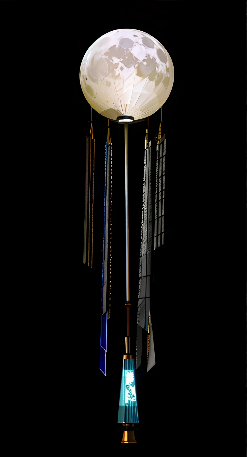 folding fan,themoon,Movie lighting,exquisitedetails
