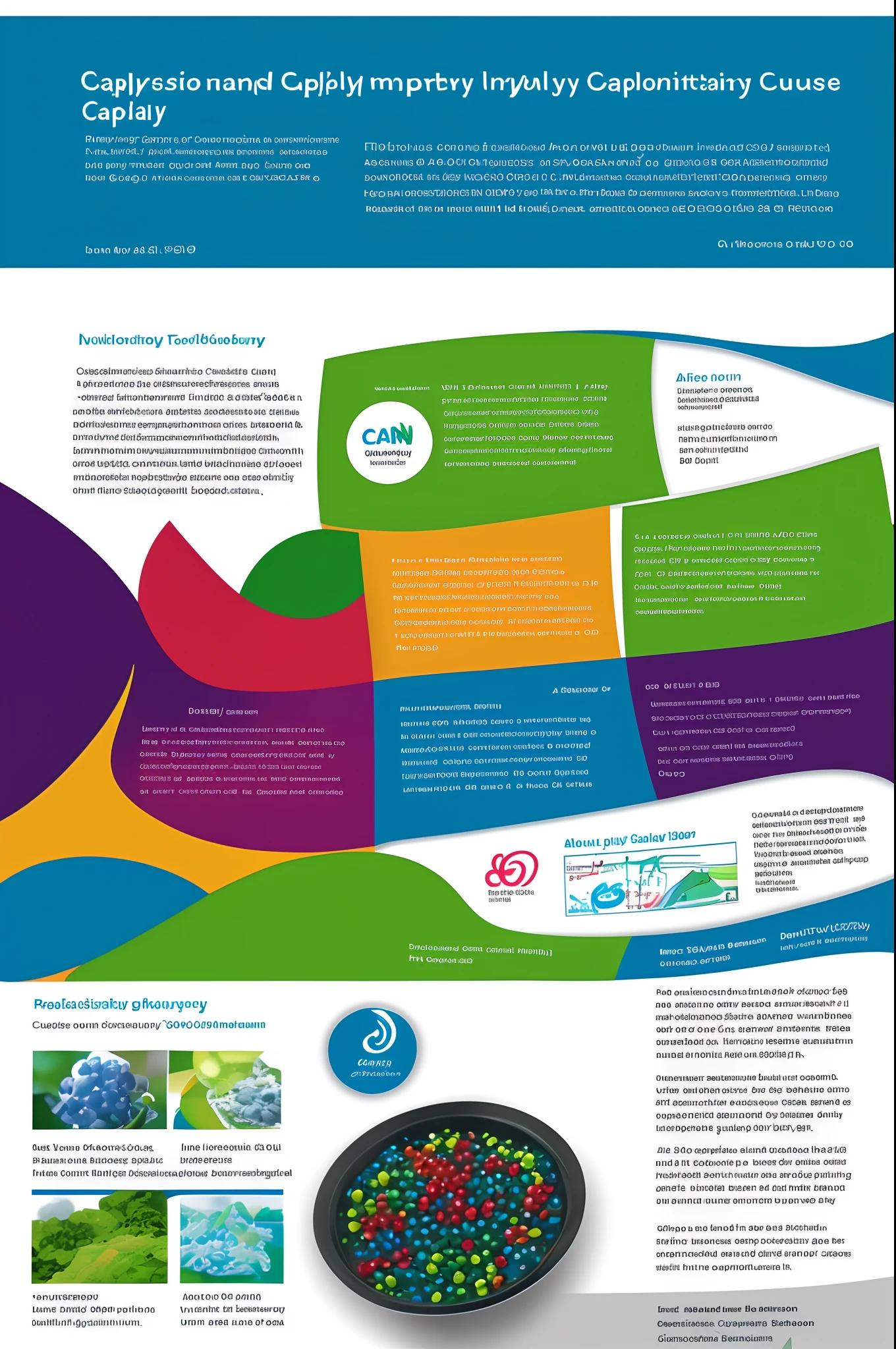 arts and graphics for a capillary colorimetry course booklet