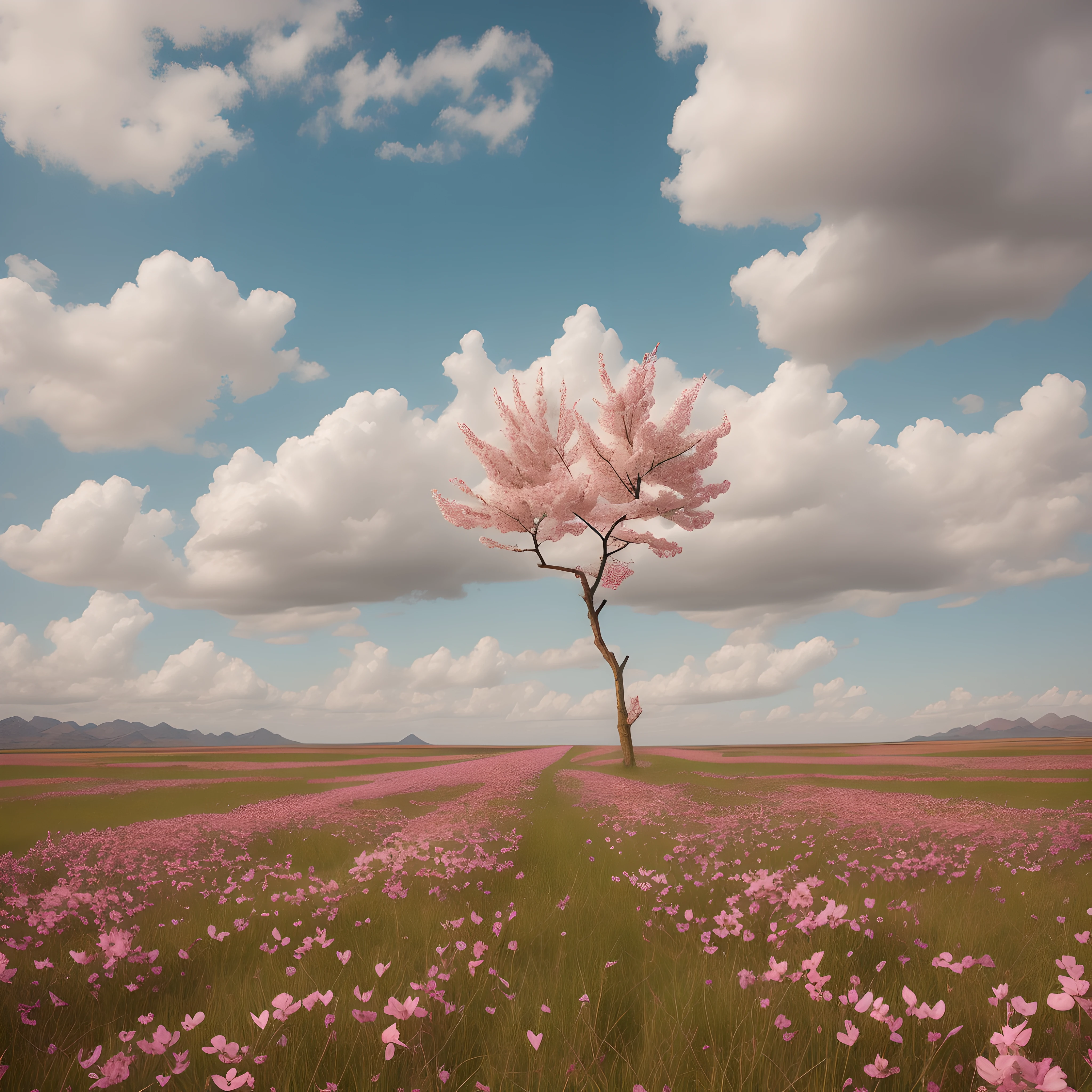 I feel the absence before I see it, the lack of buzzing vibrancy as I flit amongst the skeletal flowers. Petals, once vivid, lay shriveled and brown, their sweet nectar long dried up. My wings flutter desperately, searching for sustenance, some sign of the lush paradise now lost.
The wasteland stretches before me, barren and decaying. Gusts of hot wind kick up dust devils where grassy meadows once bloomed. The sun glares harshly on cracked soil littered with papery dead husks.
In the distance, I spot a single brave blossom clinging to life amidst the desolation, its pink petals discolored yet still standing tall. I dart towards it, my only hope for survival. Approaching, I detect the barest trace of fragrance, so faint compared to what came before.
Perching on the tip, I unfurl my proboscis and sip, the drop of nectar barely coating my tongue. But it's enough to keep me going, a sole bright spot in this fading world. I take my fill, buzzing gratefully as the flower bends under my weight.
My work done, I take again to the air, glancing back at the stoic bloom standing in defiance of the ruin surrounding it. An isolated vestige of beauty amidst decimation. Like me, it endures, patiently awaiting the rebirth we may never see. I fly onward, sustained by the memory of sweetness past and the ever-slim hope that it may come again.