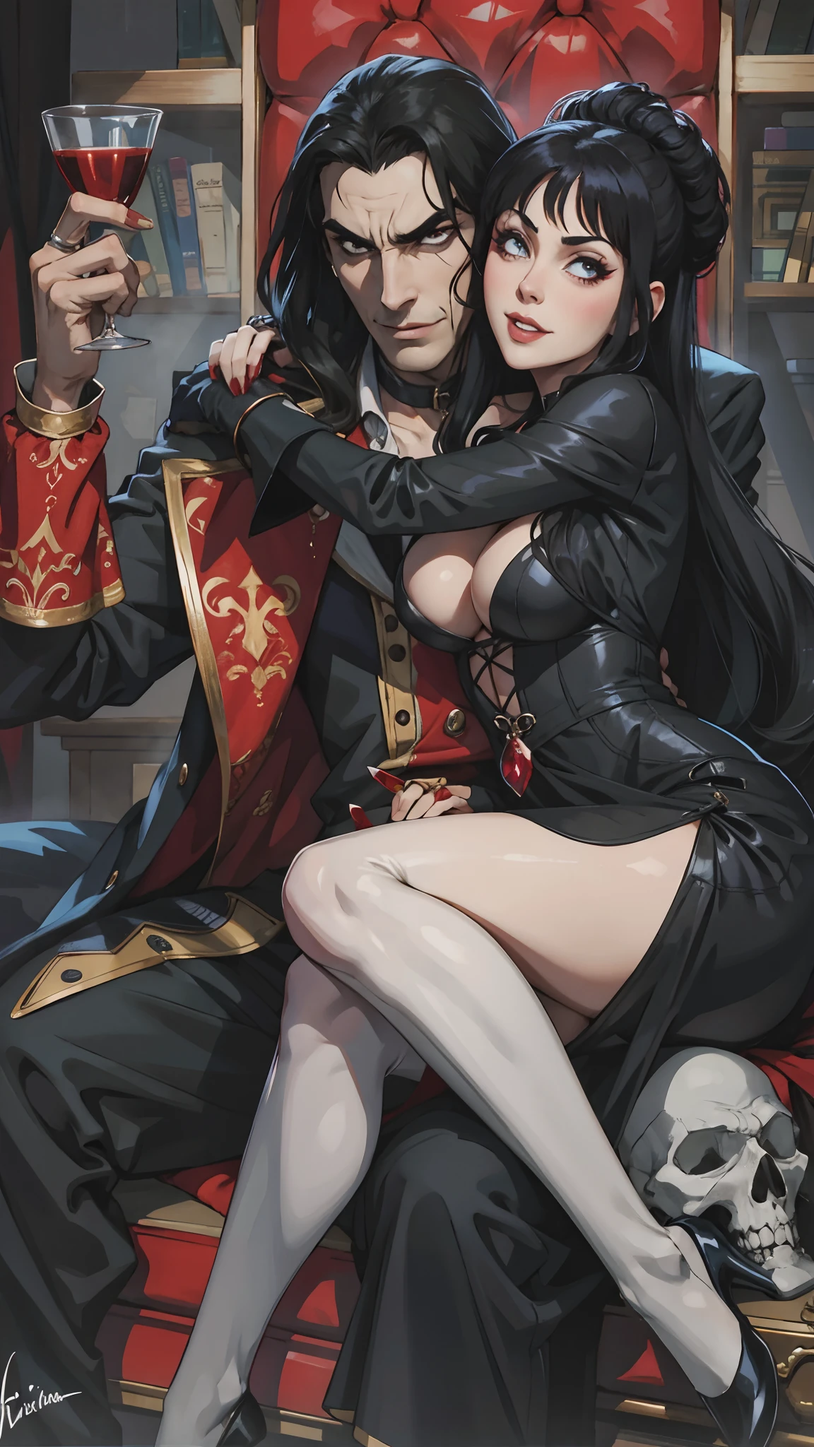 Drácula and Elvira