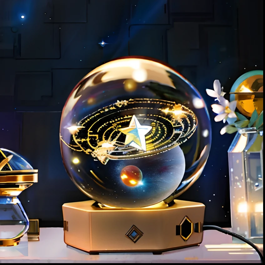 heavenly body,glass orbs,galactic,star ocean,kosmos,with light glowing,Movie lighting,exquisitedetails
