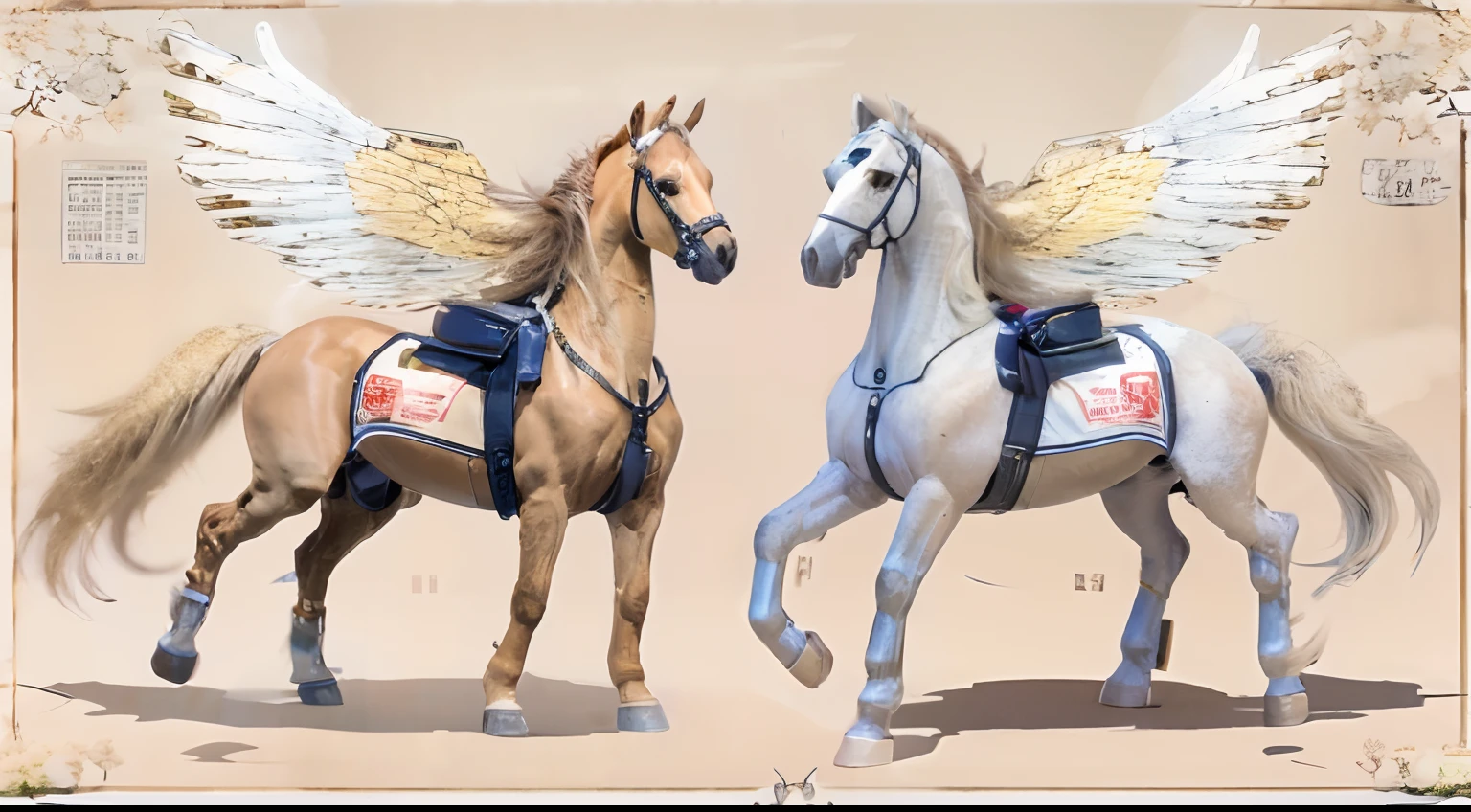 A female centaur,She is famous in the multiverse,She is both a female centaur, half human, half horse, half horse,It is also a female Yingzhao。She blends both images,The first is the head of a horse/neck/Shoulder these parts,After feminization,The upper body transforms into a beautiful female human,Female, half-centaur, half-human, half-horse, half-human,The second is the waist of the horse/hason/gluteal/Legs feminine,Female half-horse with beautiful woman's,Chimer,It's like a female human wearing a half-horse-like costume and making a seamless chimera,This chimerization is based on powerful futuristic technology。The ultra-wide-angle lens captures the image of her beautiful and ethereal wings on the ionosphere launching a super-high-speed charge and leaping。Her front half is distinctly feminine,Tall sexy body,Has K cup teardrop-shaped giant tit chest,It has a small man's waist butterfly spanning long legs,The half-horse part of the hind body,Embedded interface at the hip position。Her horse-shaped part has female physiology and ergonomics on both the half-horse torso and hips and legs。The chest cavity of a woman in the shape of a bent dog style embedded in the lower back position of the beautiful woman's body starting from the upper part of the sternum/lower back/Ventral transverse。Then there are the sexy beauty's upright hips,Her entire body has been completely feminized,Including the half-horse part。Mechanized armor covers the legs with knee-shaped anti-joints and feet,And these parts are highly anthropomorphic,This makes her legs graceful and slender,Her four horse legs exploded in length proportions and was slender and toned,Under the legs are skinny white feet dressed in Skyscraper Heels,Use Midjourney's advanced stroke tools and color palettes, as well as texture packs, model packs, and texture tools,Concentration,Include all parts of her original horse physiology including fur/Waist and abdomen/Hip legs/Leg Capital Feminization,And give these parts a correspon