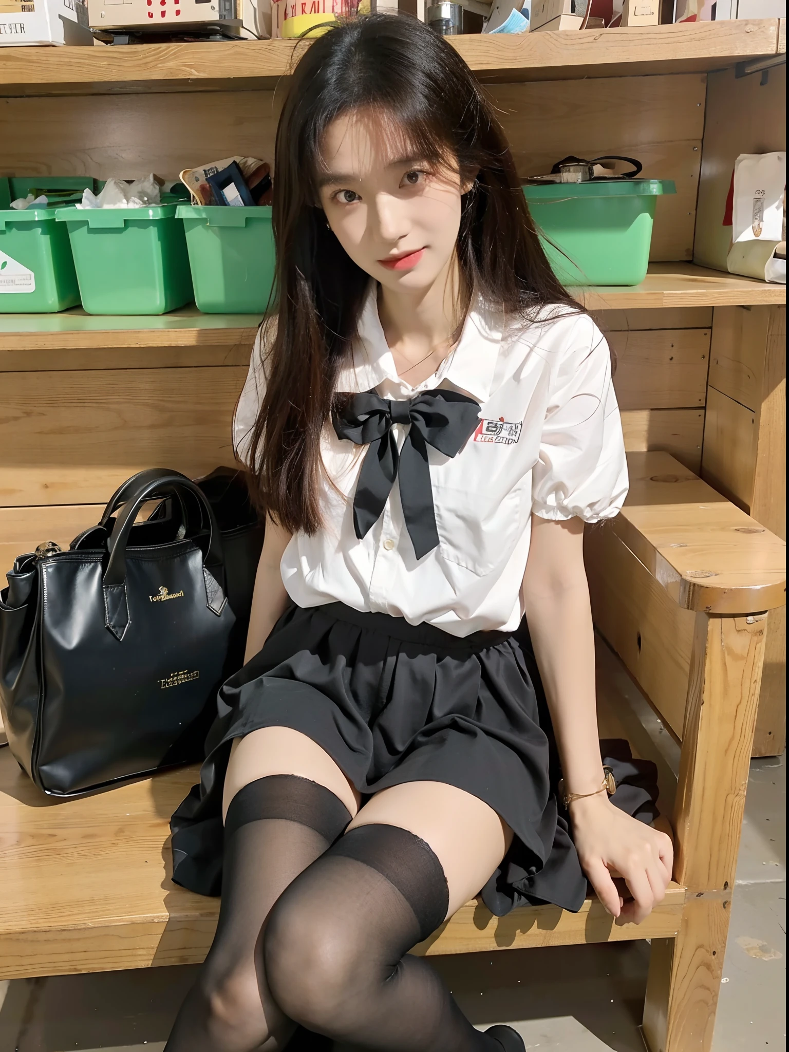 Best quality at best,tmasterpiece,超高分辨率,Textured skin,The is very detailed,awardwinning,high detal,(realisticlying:1.4),s girl,Juvenile,Clear eyes,Pupil correction,A detailed eye,Precise eye structure,Clear faces,Accurate leg structure