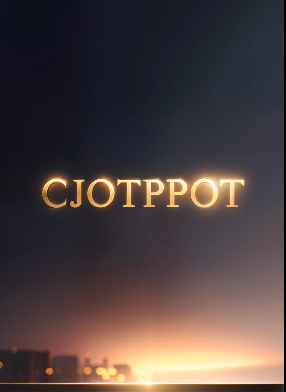 Gold metallic texture,Clear details,great clarity,The background is a minimalist street view,There is a sense of space and a sense of premium,Textured metal,Text highlighted,metallic reflective,,Render with Octane,3D rendered character art 8K,reflective light,High metallic texture,8K art rendering scene