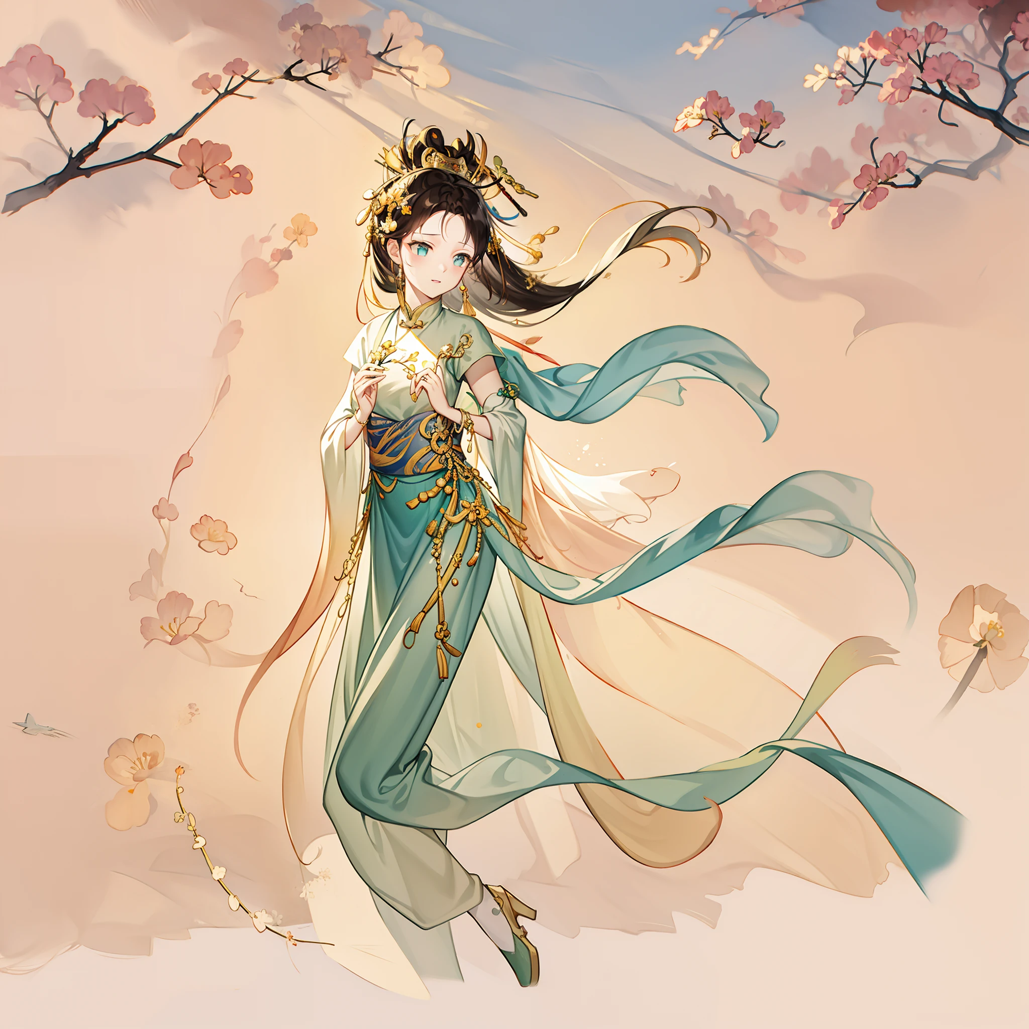 Dunhuang Flying Sky,Beautiful girl