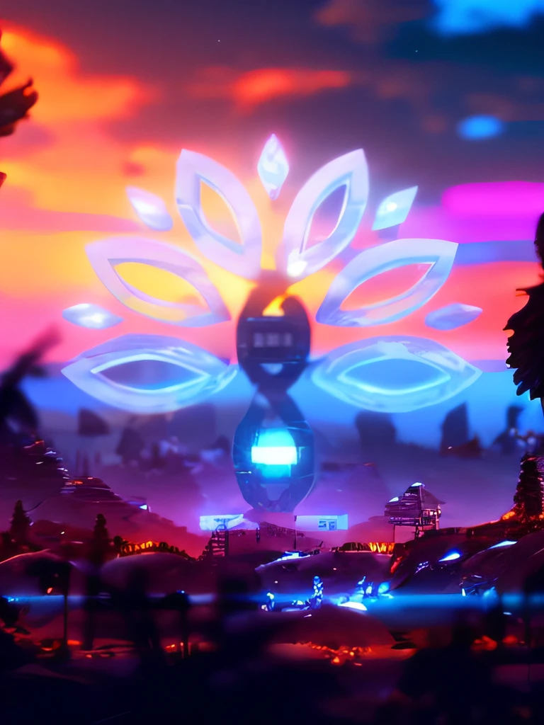 sky, cloud, holding_weapon, no_humans, glowing, , robot, building, glowing_eyes, mecha, science_fiction, city, realistic,mecha
