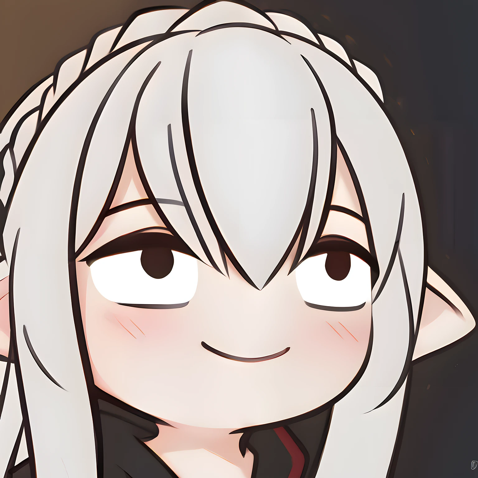 masterpiece,best quality,grey hair,portrait,highres,chibi,