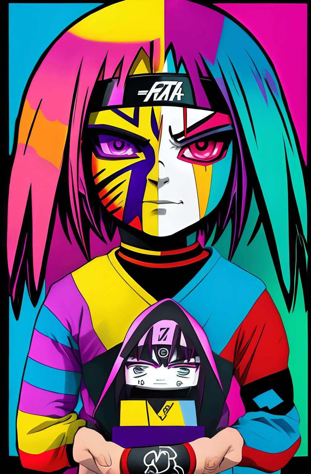 (Pain Nagato), Eduardo Kobra ,Romero Brito,The Filling Twins ,multidimensional geometric wall PORTRAIT, arte, Chibi,
Yang08k, lindo, Colouring,
Primary works, qualidade superior, melhor qualidade, Arte Oficial, Beautiful and Aesthetic, 64 mil