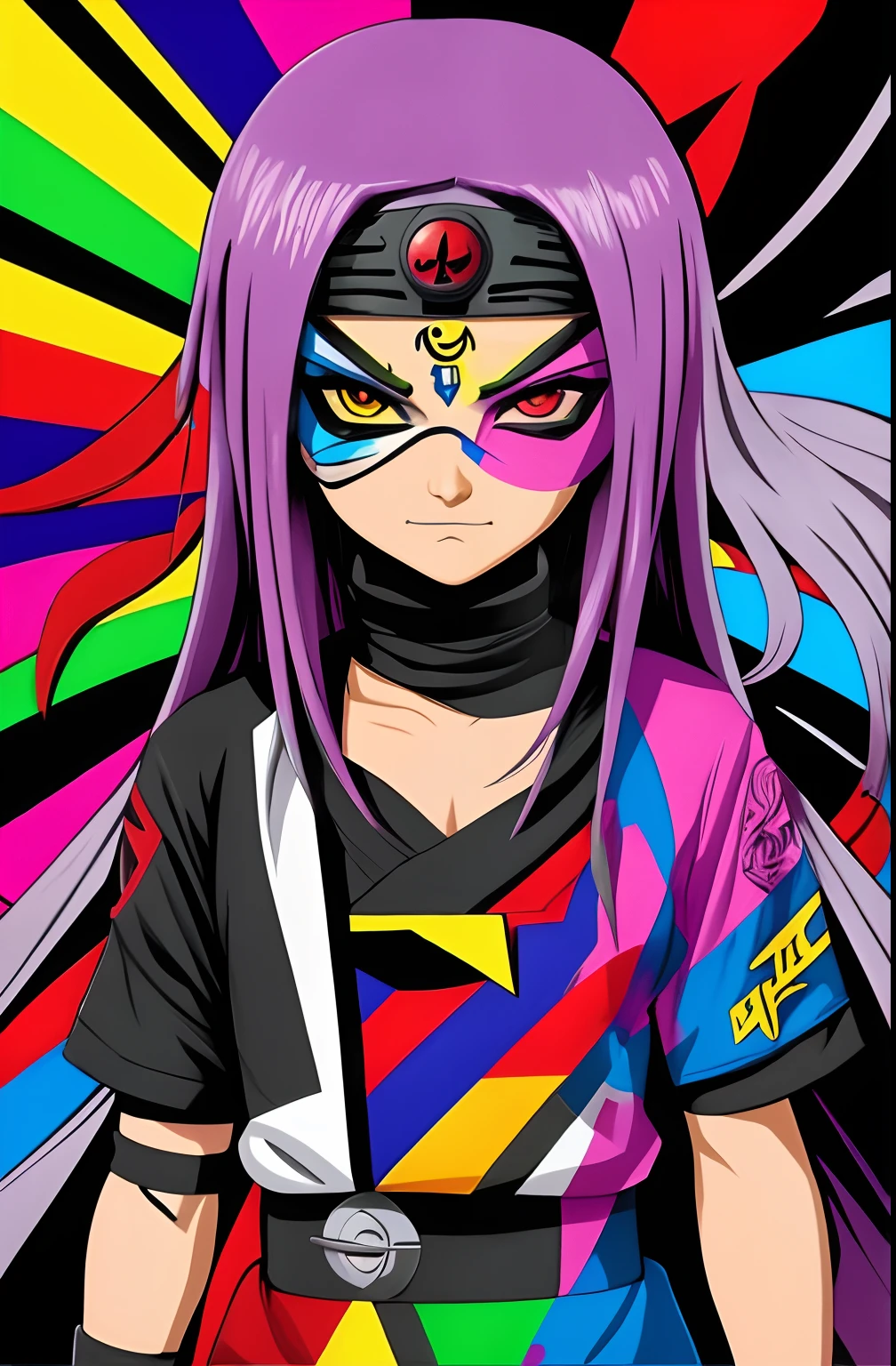 (Pain Nagato),  Eduardo Kobra ,Romero Brito,The Filling Twins ,multidimensional geometric wall PORTRAIT, arte, Chibi,
Yang08k, lindo, Colouring,
Primary works, qualidade superior, melhor qualidade, Arte Oficial, Beautiful and Aesthetic, 32k