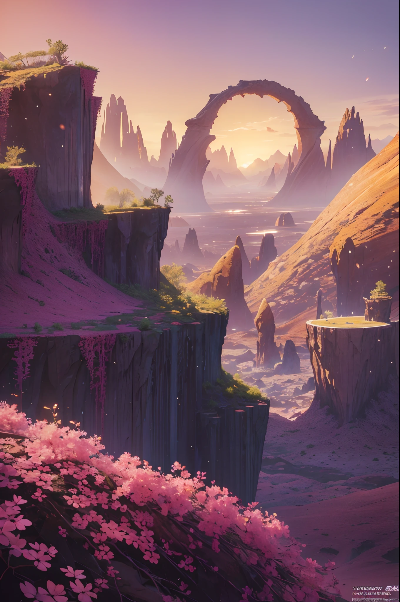 Fantasy Desert, Desert Mountain, (Masterpiece, Best Quality, High Quality, Highres:1.4), (masterpiece, top quality, best quality, official art, beautiful and aesthetic:1.2), extreme detailed,(fractal art:1.3),colorful,highest detailed in ultra detailed, cave filled with rocks and stones and stalagmites and crystals, puddle,(best-quality:0.8), (best-quality:0.8), perfect anime illustration,(turbine:1.2), Detailed, Extremely Detailed, Ambient Soft Lighting, 4K,Blurry, Blurry Background, Depth of Field, Bokeh, DOF, Fog, Bloom Outdoors, (Nature, fantasy Desert:1.2), (Rocks:1.2),