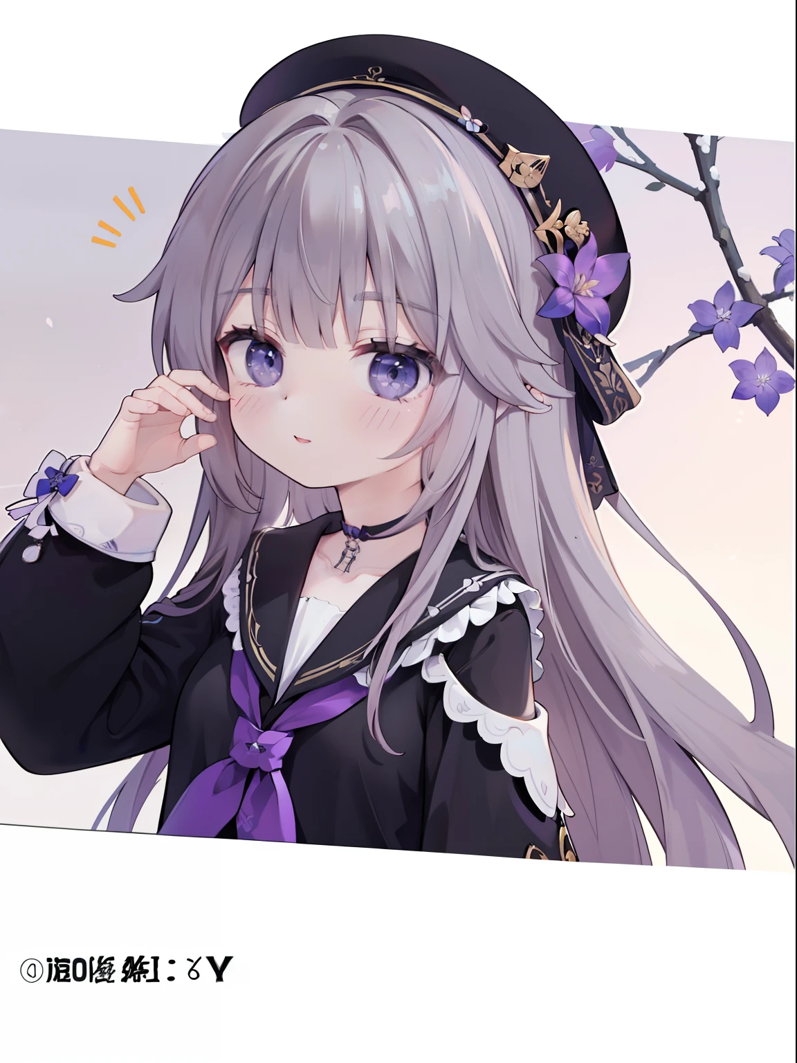 extremely detailed CG unified 8k wallpaper, very fine 8KCG wallpaper, absurderes，Lori ，Best Quality ，ultra-detailliert ，Beautiful face  ，​masterpiece、top-quality，Lori ，Best Quality ，ultra-detailliert ，Beautiful face、outside of house、Black and purple sailor suit