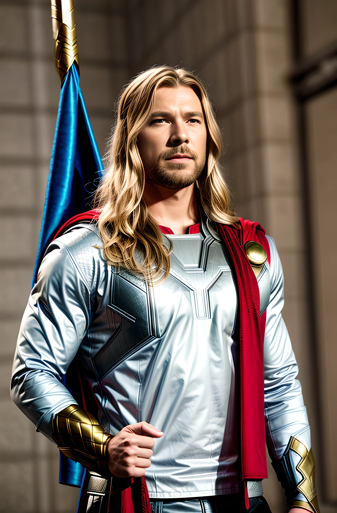 "Super Hero Thor, ((super realista 1.2)), Hiper, detallado, 8k"