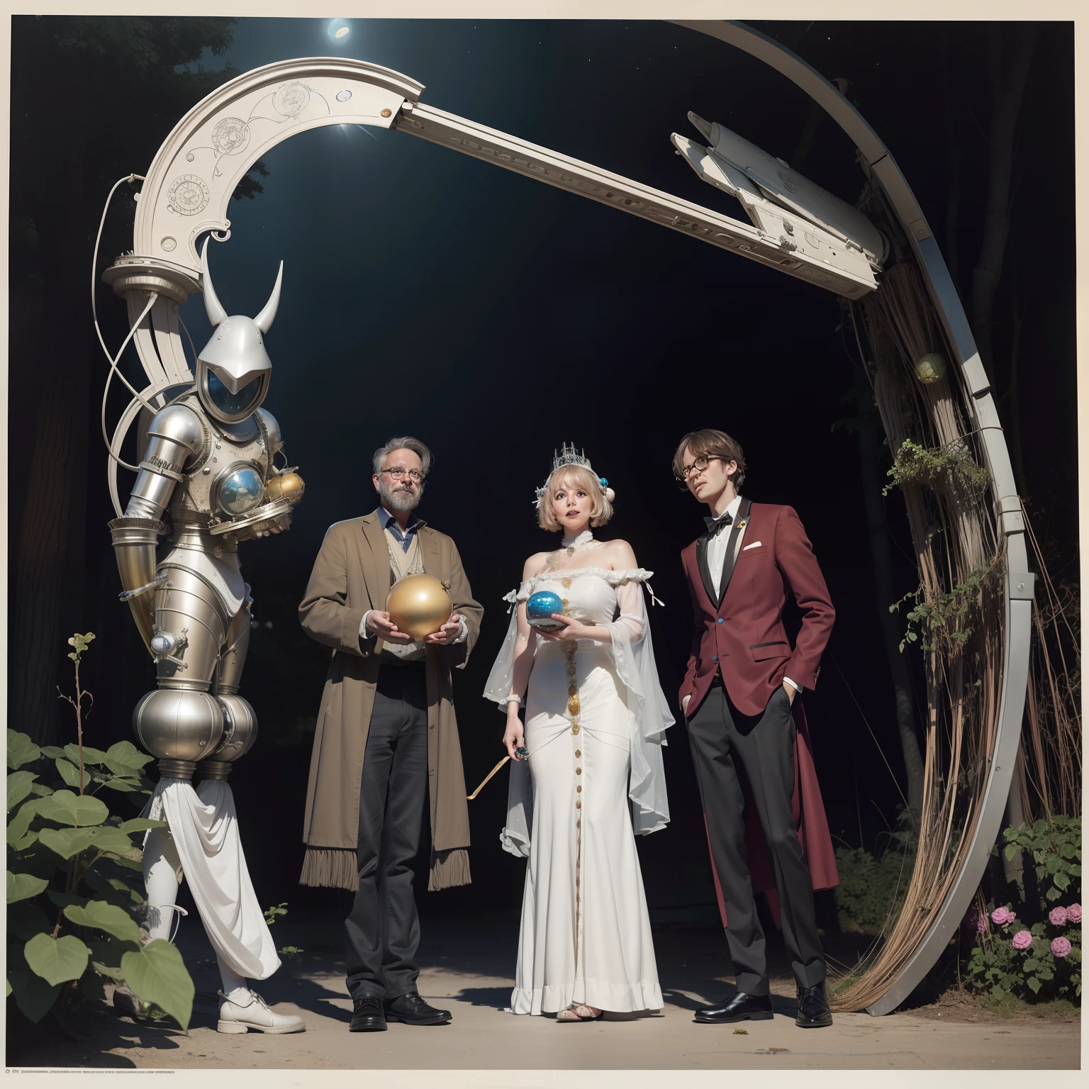 Heath Robinson　wondrous　strange　Whimsical　surreal　humor　absurderes　fanciful　Sci-Fi Fantasy　Lunar accelerator　Soft Machine　Time for Us　Star Eating