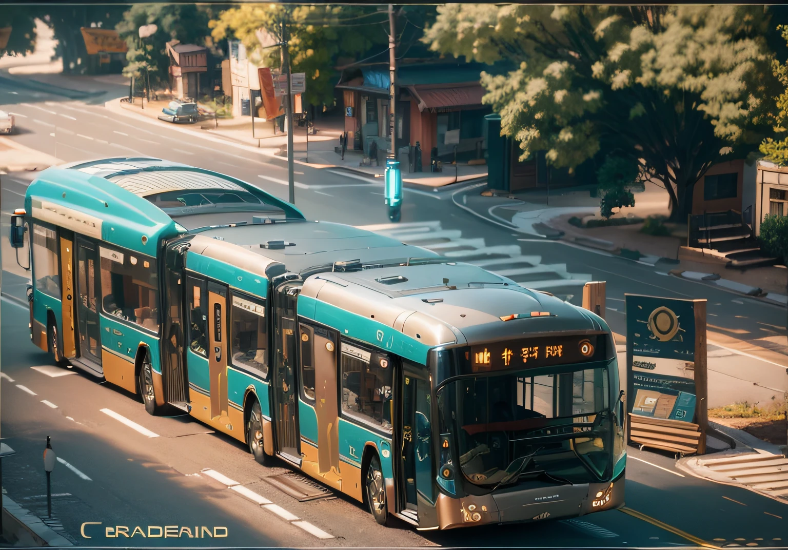 futuristic articulated bus, brancos de fundo, Corpo Steampunk, detalhes intrincados, Magnificent, cinemactic, high resolution, 4k,