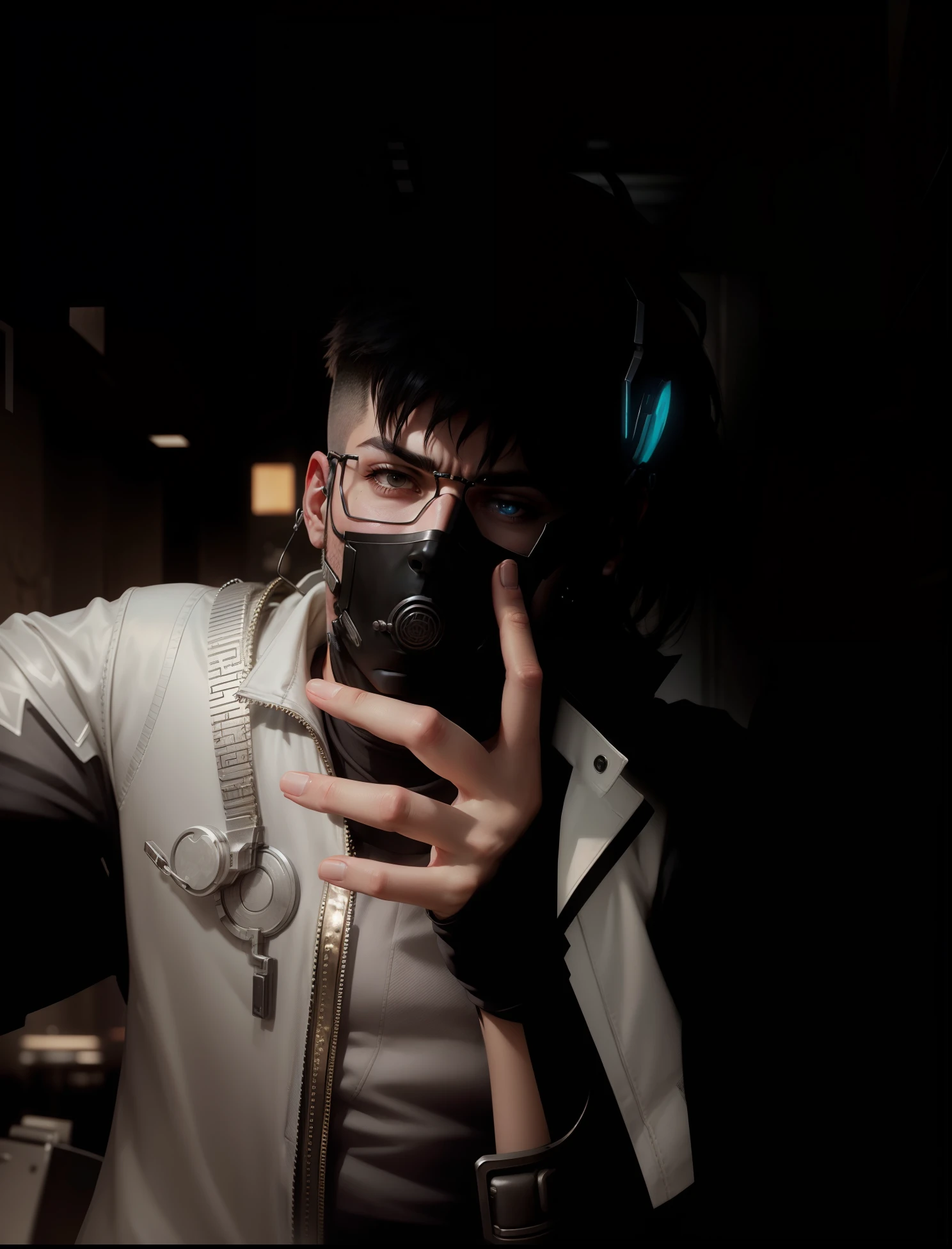 Change background cyberpunk handsome boy. realistic face. 8k. ultra realistic