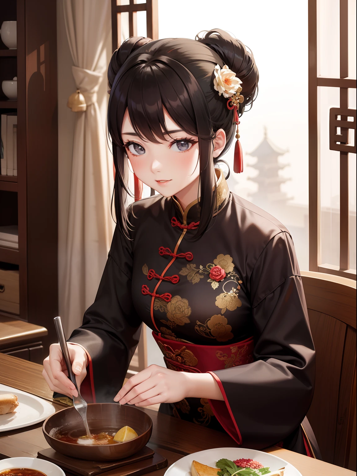 woman, China, ancient, traditional