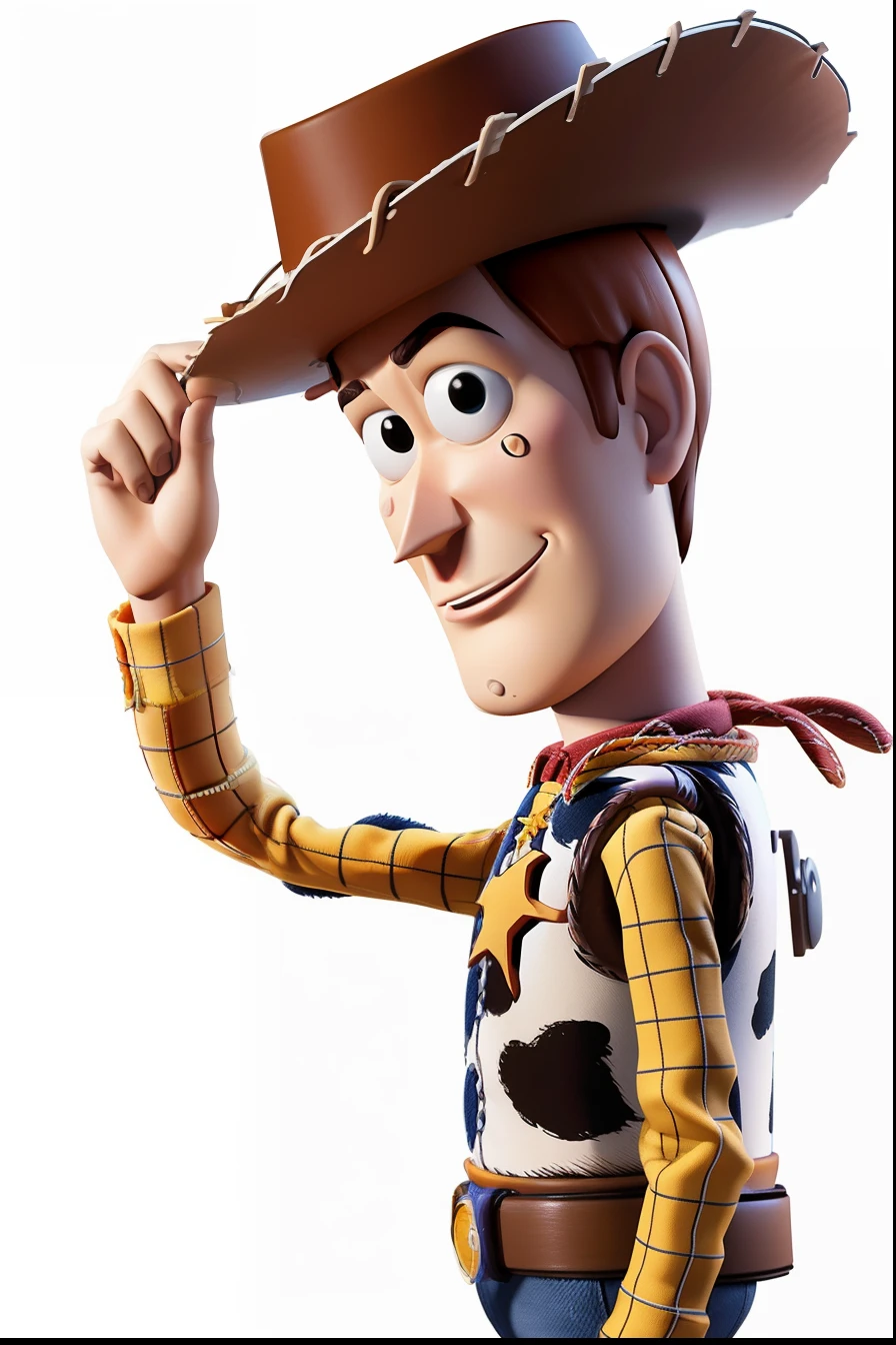 3D, Personagem desenho em 3D, Woody, toy story, altamente detalhado, cinematic lighthing