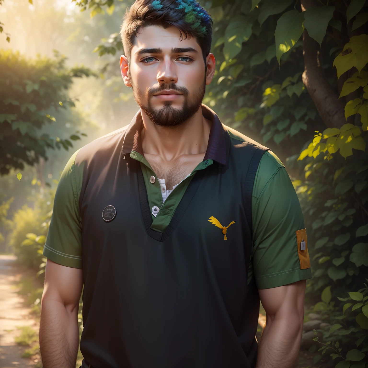 nature background, original face, colourful, ultra realistic image, smart boy, Handsome