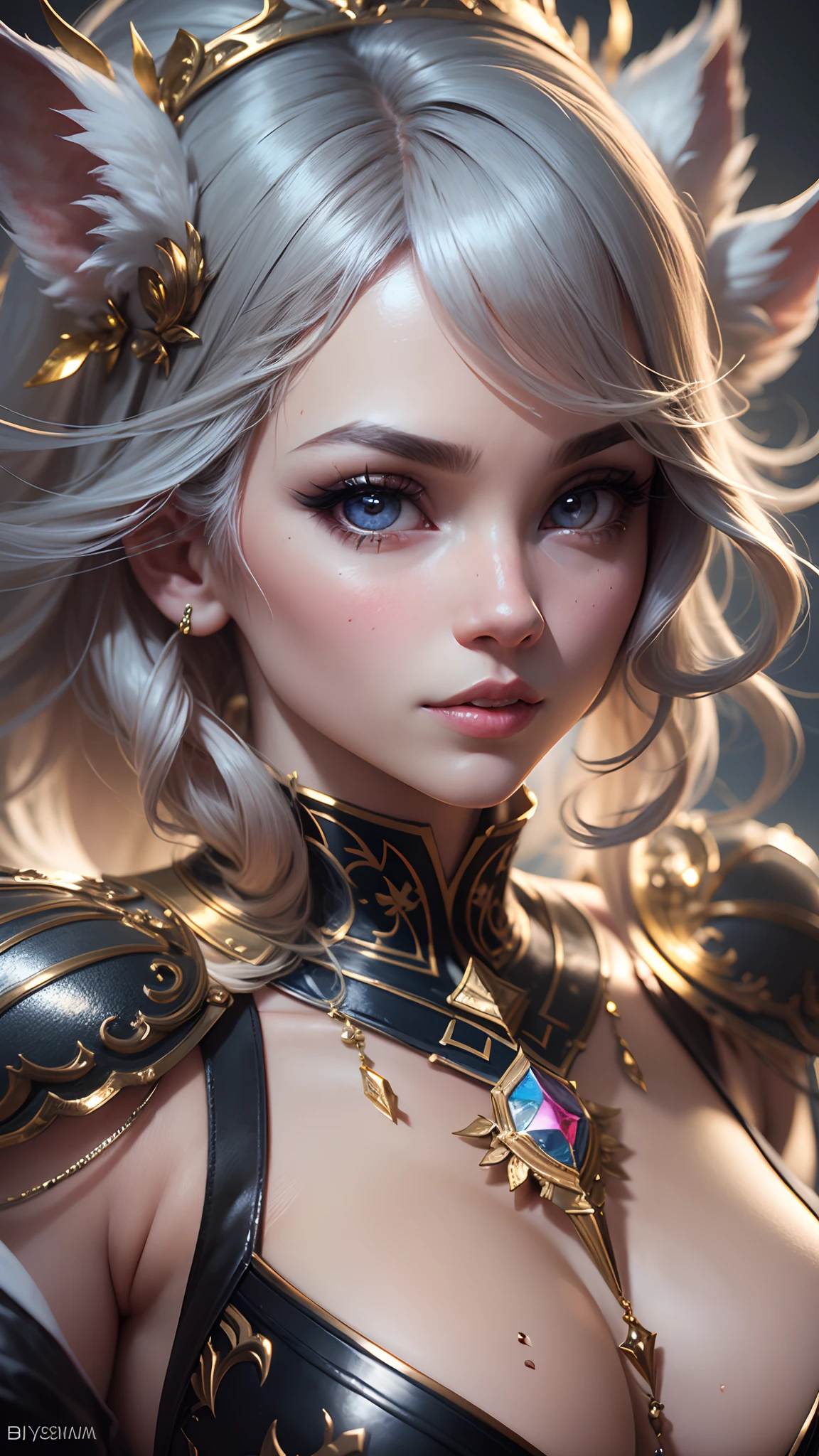 +artgerm+artstation+cygames+yostar+Final Fantasy, sexy an ethereal young female human, billowing shimmering shine fiber optic hair, real porcelain skin, cinematic close up portrait, ultra detailed anime symmetrical real big eyes, goddess, rich detail, full 3d, queen of the spring, fantasy, dynamic composition, cinematic rim light, shine back light, 8k, luxury --auto --s2