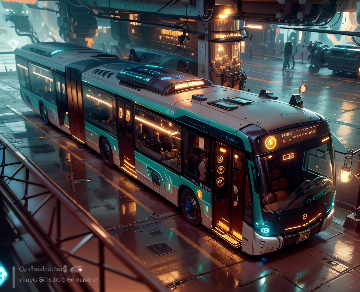 futuristic articulated bus, brancos de fundo, Corpo Steampunk, detalhes intrincados, Magnificent, cinemactic, high resolution, 4k,