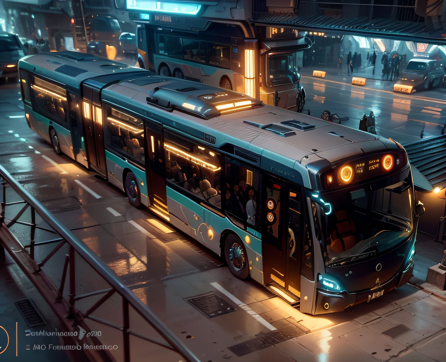 futuristic articulated bus, brancos de fundo, Corpo Steampunk, detalhes intrincados, Magnificent, cinemactic, high resolution, 4k,