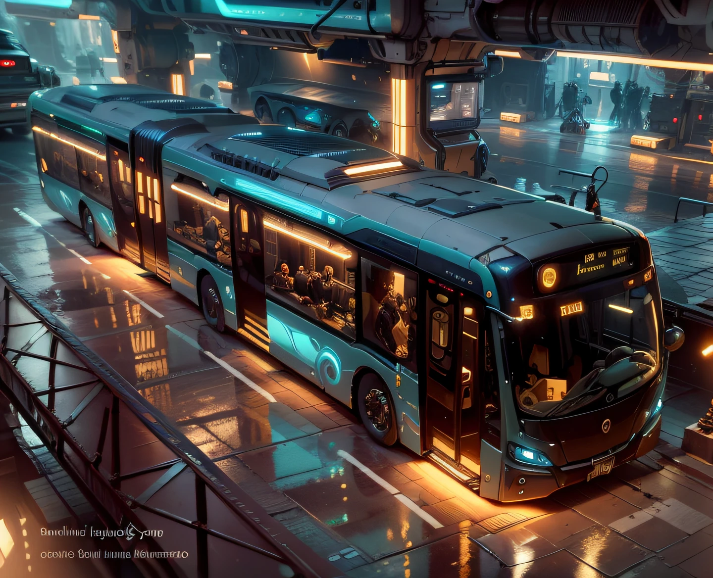 futuristic articulated bus, brancos de fundo, Corpo Steampunk, detalhes intrincados, Magnificent, cinemactic, high resolution, 4k,