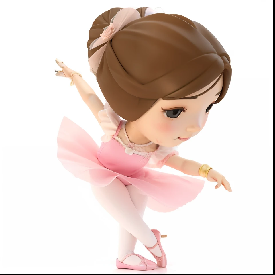 3D, desenho, boneca bailarina, brinquedo, bailarina, boneca, saia de tule, rosa, altamente detalhado, ballet, sapatilha de ballet