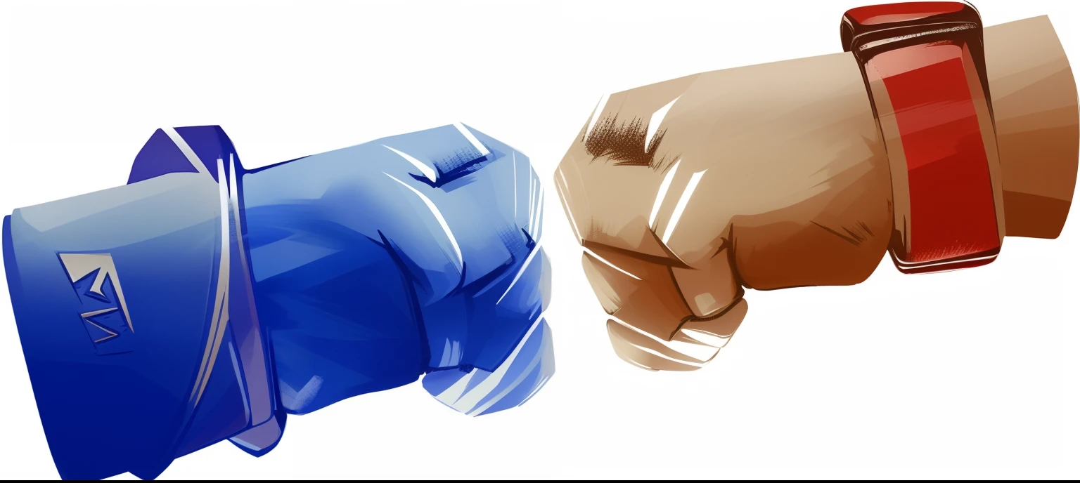 There are two items of different colors next to each other, fistfighting, Big fists, Clenched fists, violently fist fighting, fights, Fight, close-up fight, arm wrestling, fighting against eachother, Fighting, clenched fists, water fists of fury, Fisting, fists in the air, Look at the bloody fist, fighting game