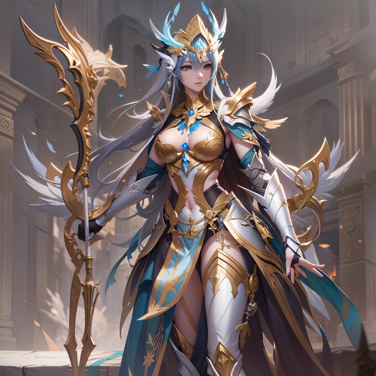 Goddess armor refers to an armor worn by a goddess,It symbolizes the power of women、Beautiful and sacred。This armor is usually made of delicate metal or other gem materials,to show the dignity and majesty of the goddess。
The design of the Goddess Warframe is usually gorgeous,Full of details and decorations。It may have wings、magic rune、Elements such as gemsetting,Make the goddess look more mighty and mysterious。Warframes are also capable of providing powerful defensive and offensive capabilities to the goddess,Allows her to maintain her superiority in battle。
Goddess armor is often depicted in mythology and culture as a symbol of the goddess,They use it to protect humanity、Upholding justice and defeating evil。This armor represents the strength and determination of women,It also shows the wisdom and grace of the goddess。
In cultural works,Goddess Warframe is often an important character image,Such as Athena in Greek mythology and Venus in Roman mythology。They protect humanity with their armor and strength,And be inspired by warriors and heroes。