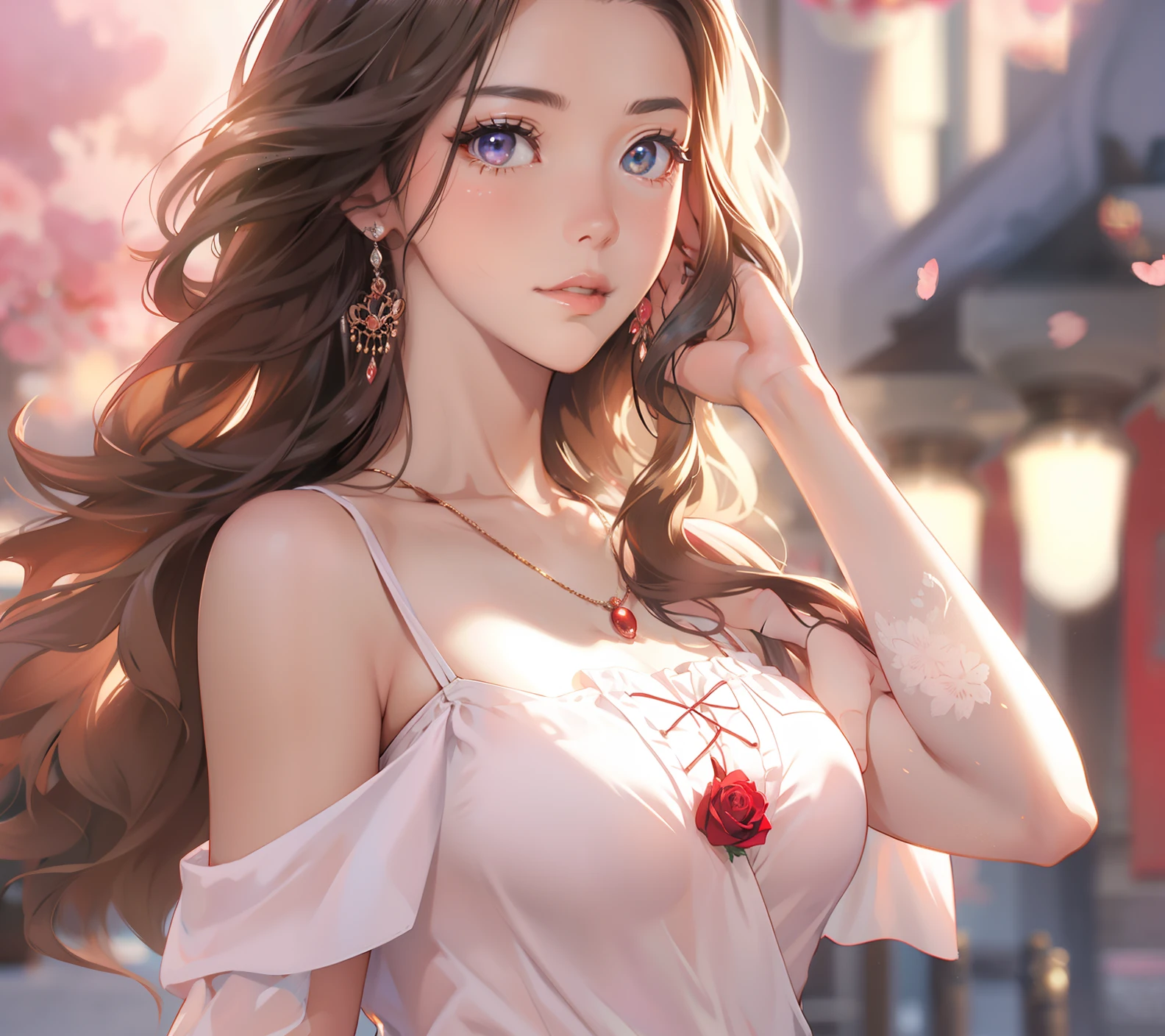 A bright rose。
