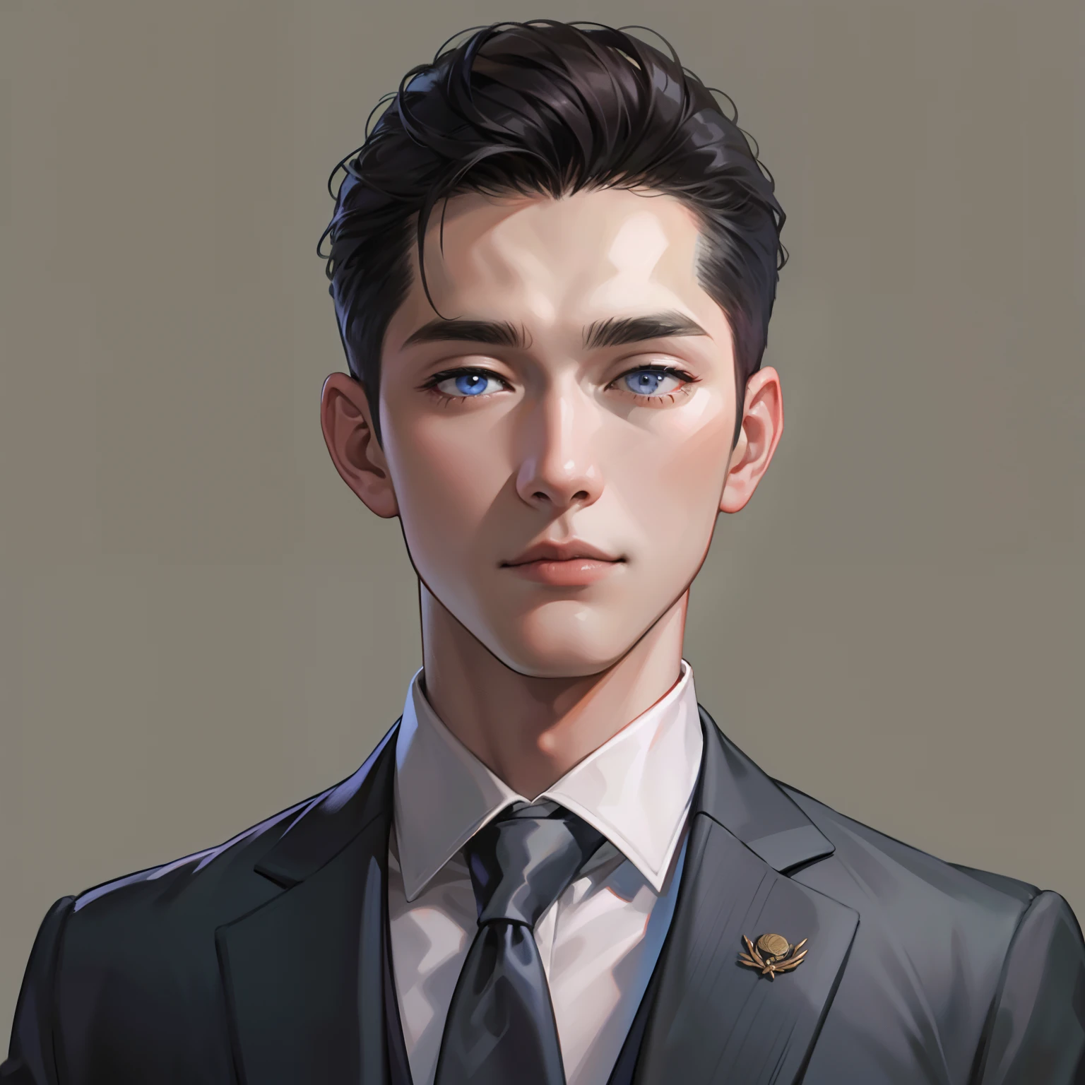 城市,1male people,Handsome,Business suit,president,Face portrait