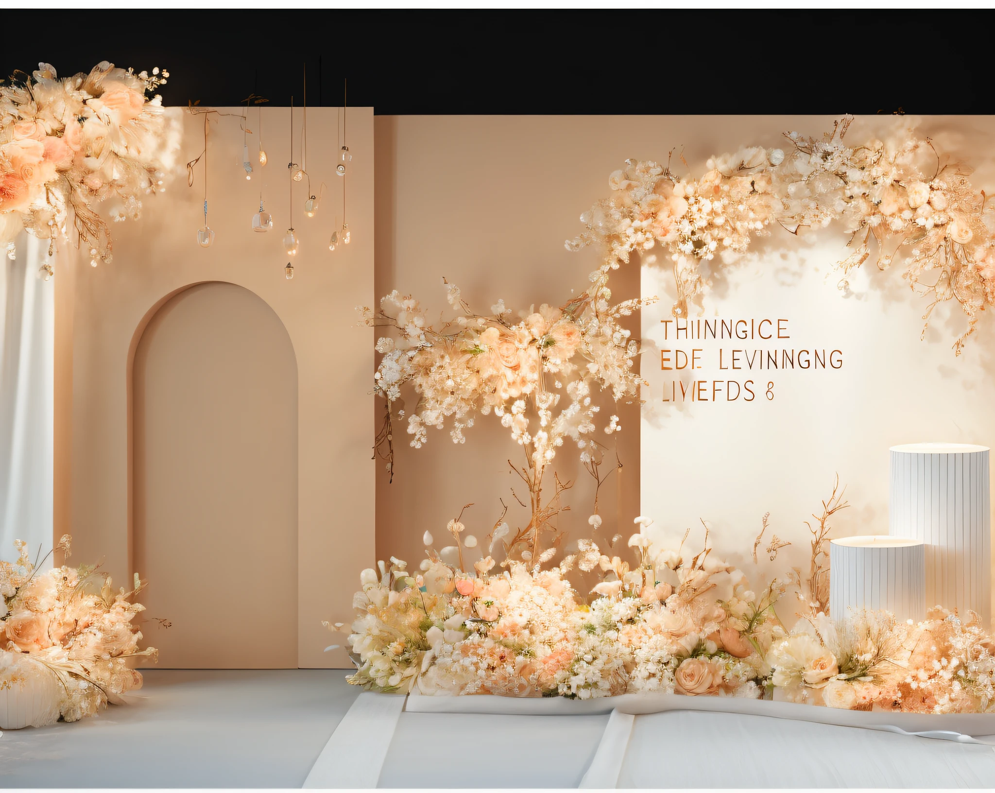 8K level quality,Ultra-clear,Golden,opulent,lamp lights,Wedding renderings,Interior design,3Drenderingof,hyper HD,Lots of small flowers,exquisite lighting and shadows,Detail portrayal,ultraclear,depth of fields, paying homage,Interior design, Ultra photo realsisim, RAW photogr, Sharp focus, Lots of colorful flowers,Wedding banquet hall,Wedding design,tmasterpiece, 8K, tmasterpiece,Ultra photo realsisim,32K,Very detailed CG unity 8K wallpaper,best qualtiy,exquisite lighting and shadows,Detail portrayal,Welcome area,